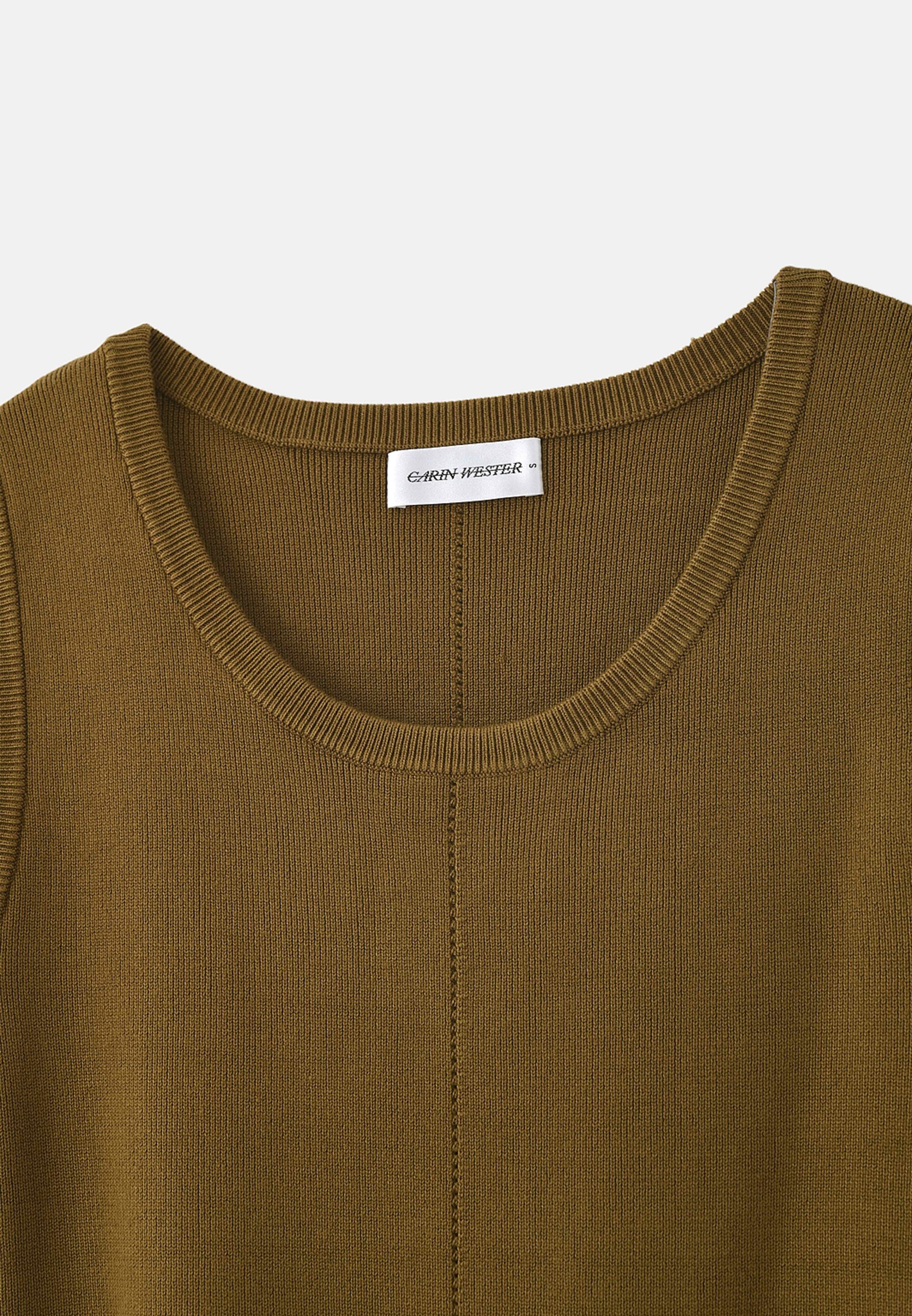 Viskoslinne ESTERA, från Carin Wester, i färgen Dark Olive. Klicka för att öppna bilden i stort format