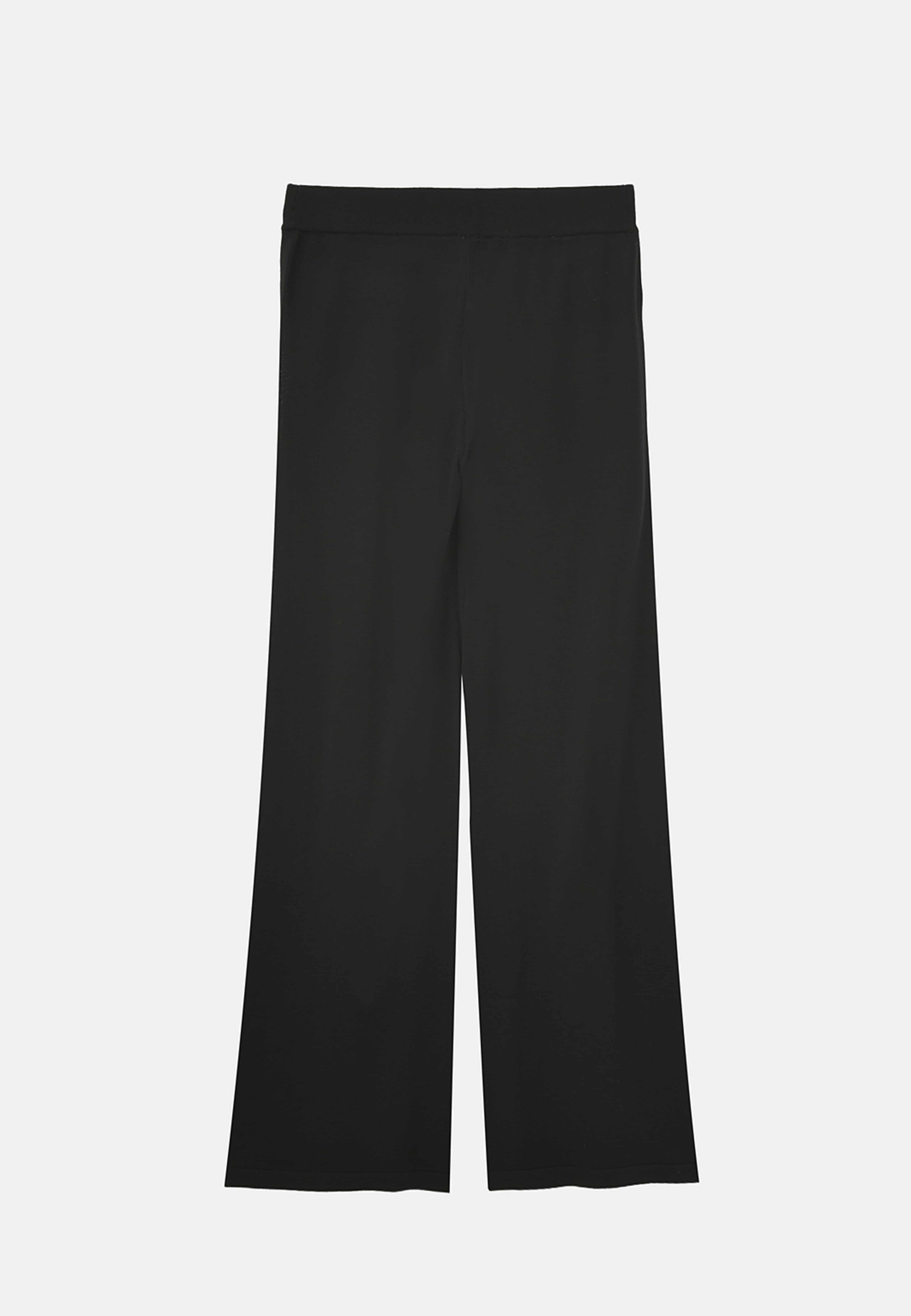 Finstickade byxor i ull BRITA, från Å WOMAN, i färgen Black. Klicka för att öppna bilden i stort format
