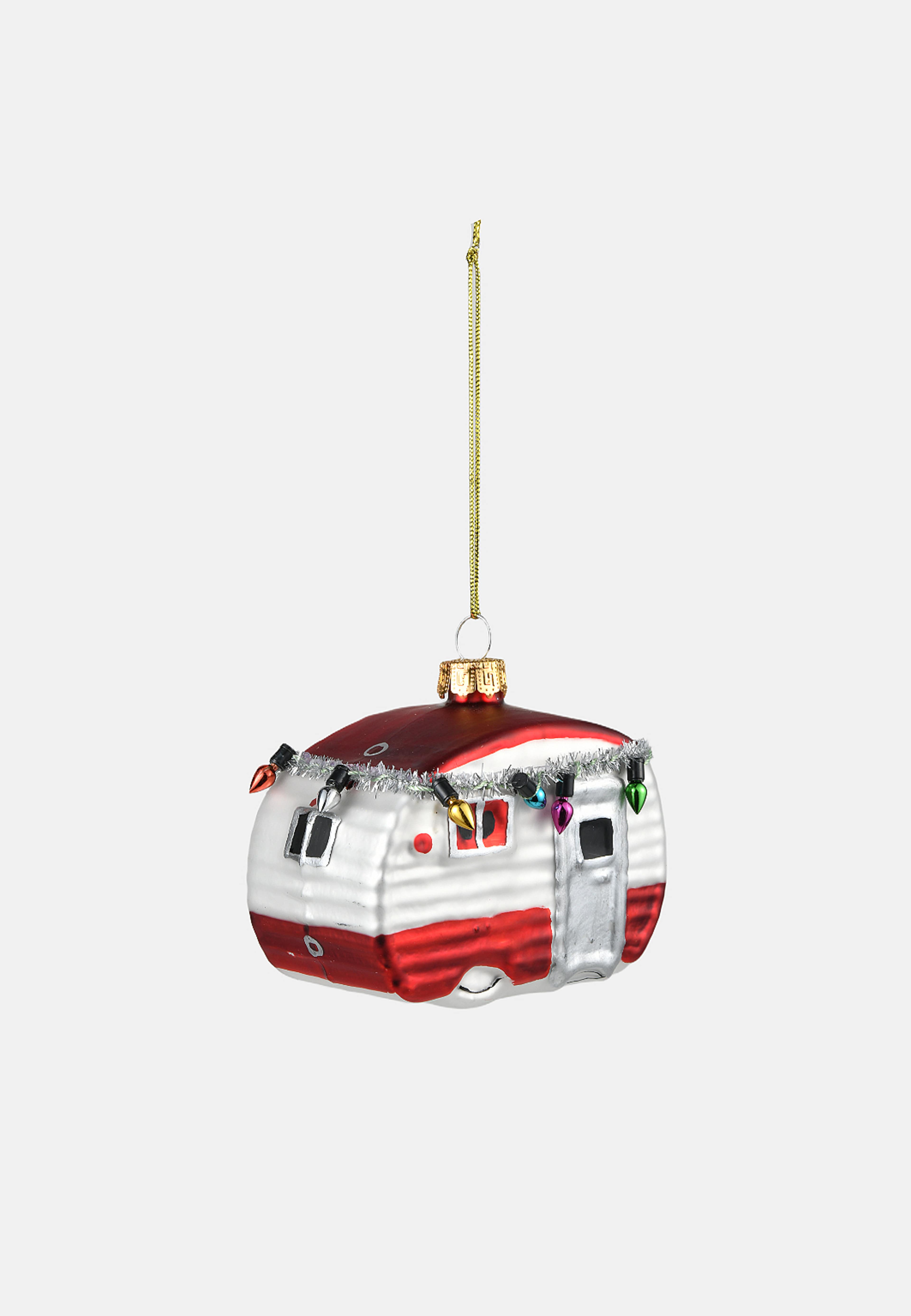 Julgranshänge i glas HUSVAGN, från Åhléns Home, i färgen Multi Color. Klicka för att öppna bilden i stort format