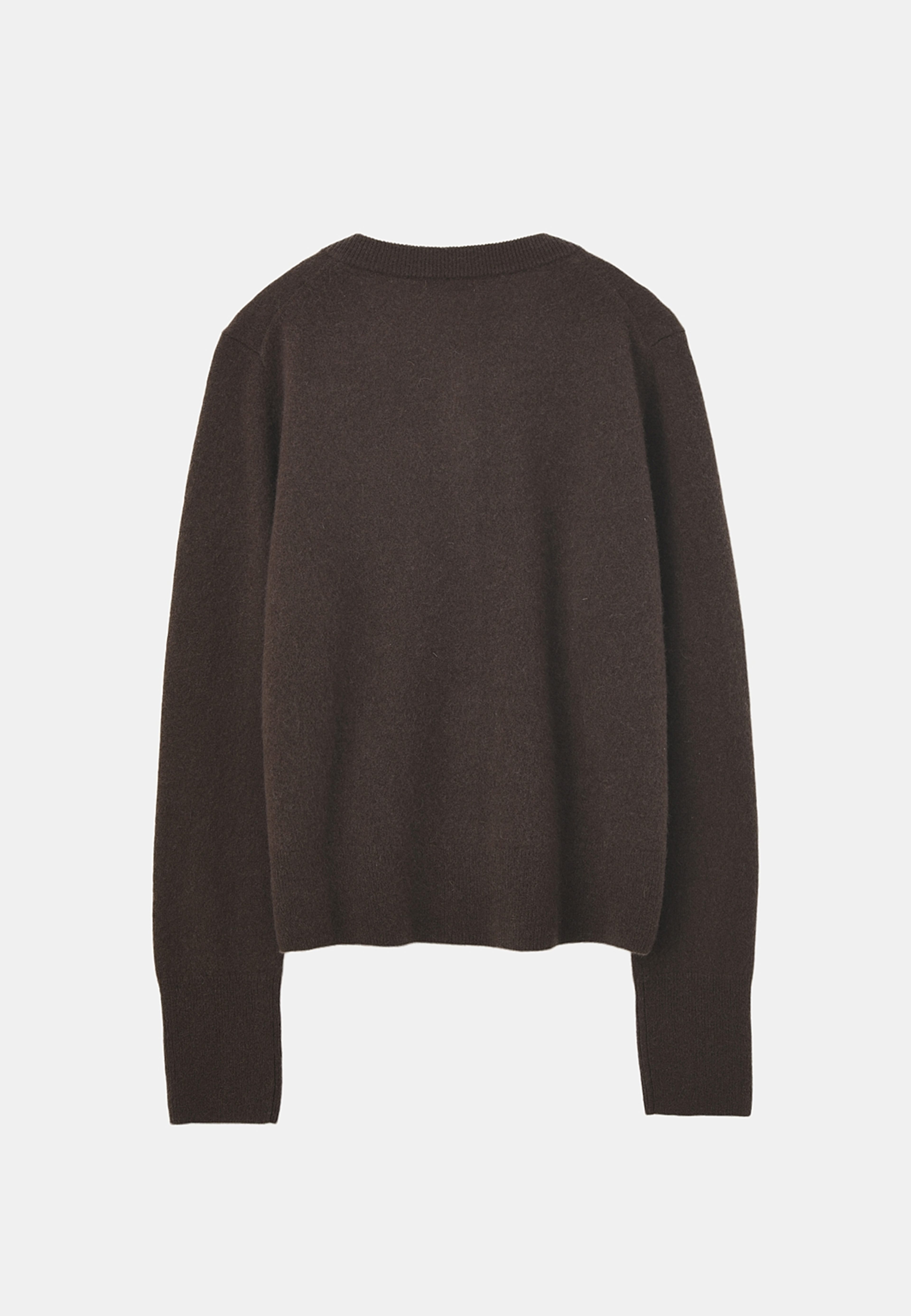 Cardigan i kashmir PHOEBE, från Wera, i färgen Brown. Klicka för att öppna bilden i stort format