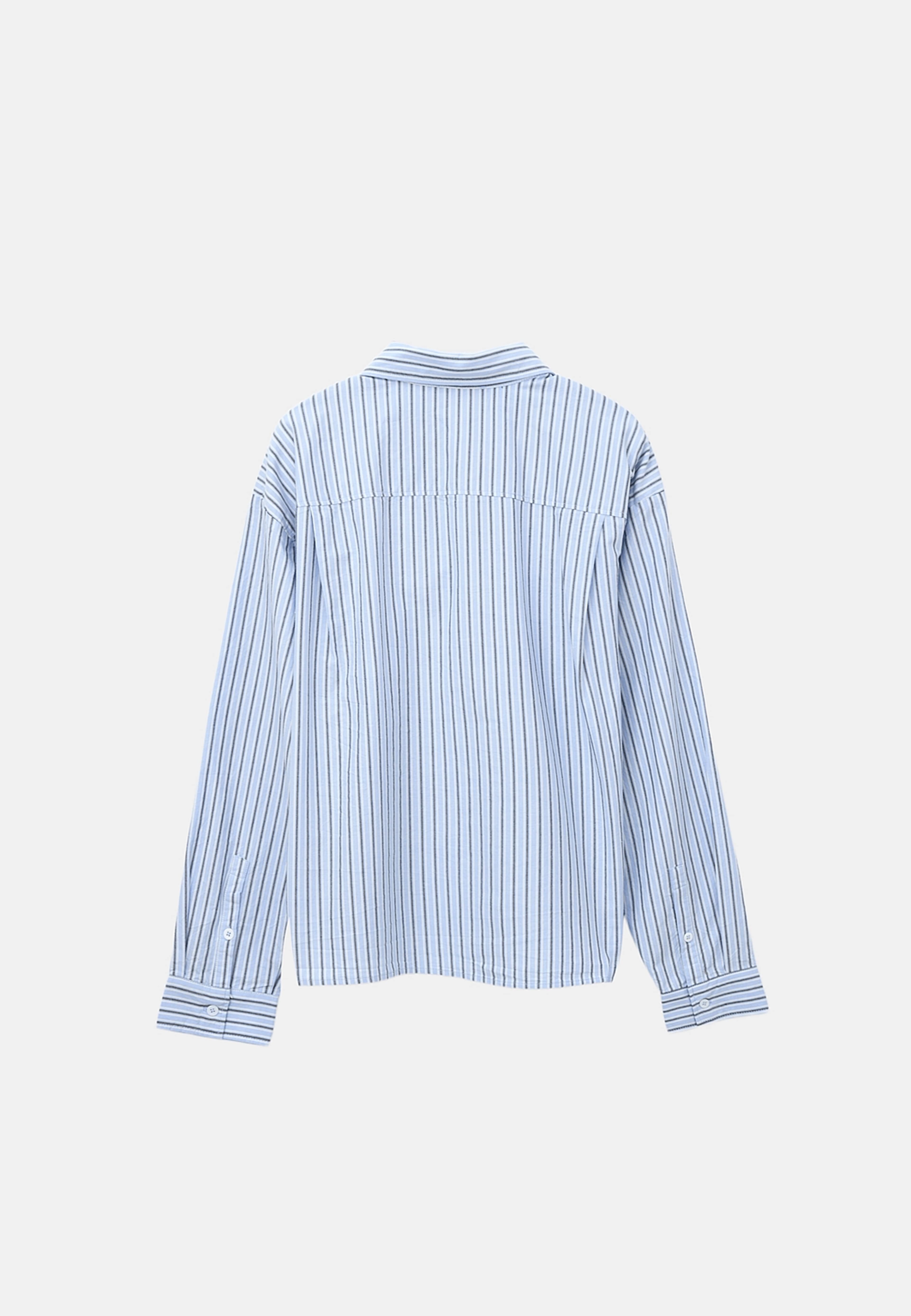 Bomullsskjorta KAISA, från Carin Wester, i färgen Blue Stripe. Klicka för att öppna bilden i stort format