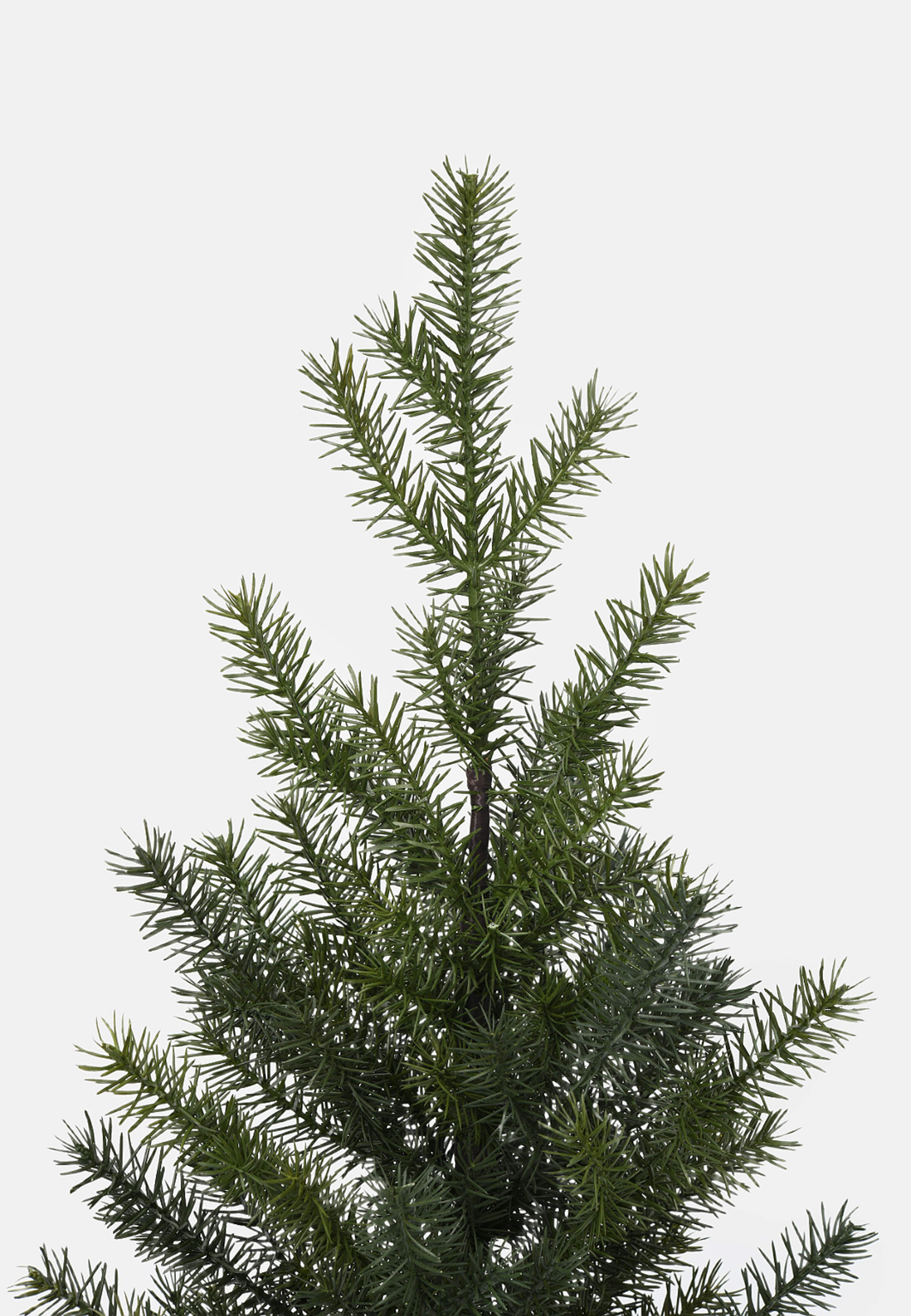 Konstväxt i kruka rumsgran, från Åhléns Home, i färgen Green. Klicka för att öppna bilden i stort format