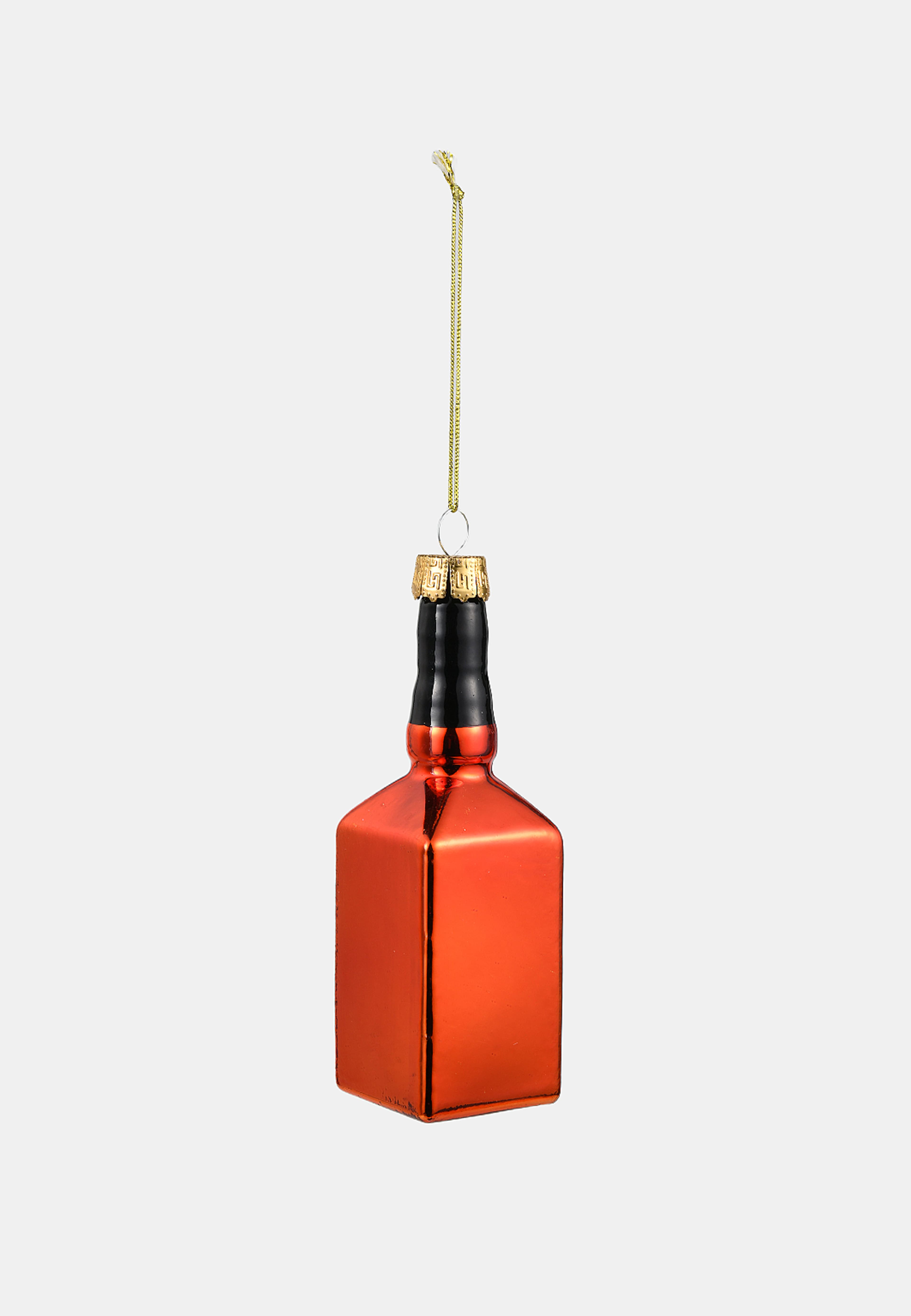 Julgranshänge i glas WHISKY, från Åhléns Home, i färgen Orange. Klicka för att öppna bilden i stort format