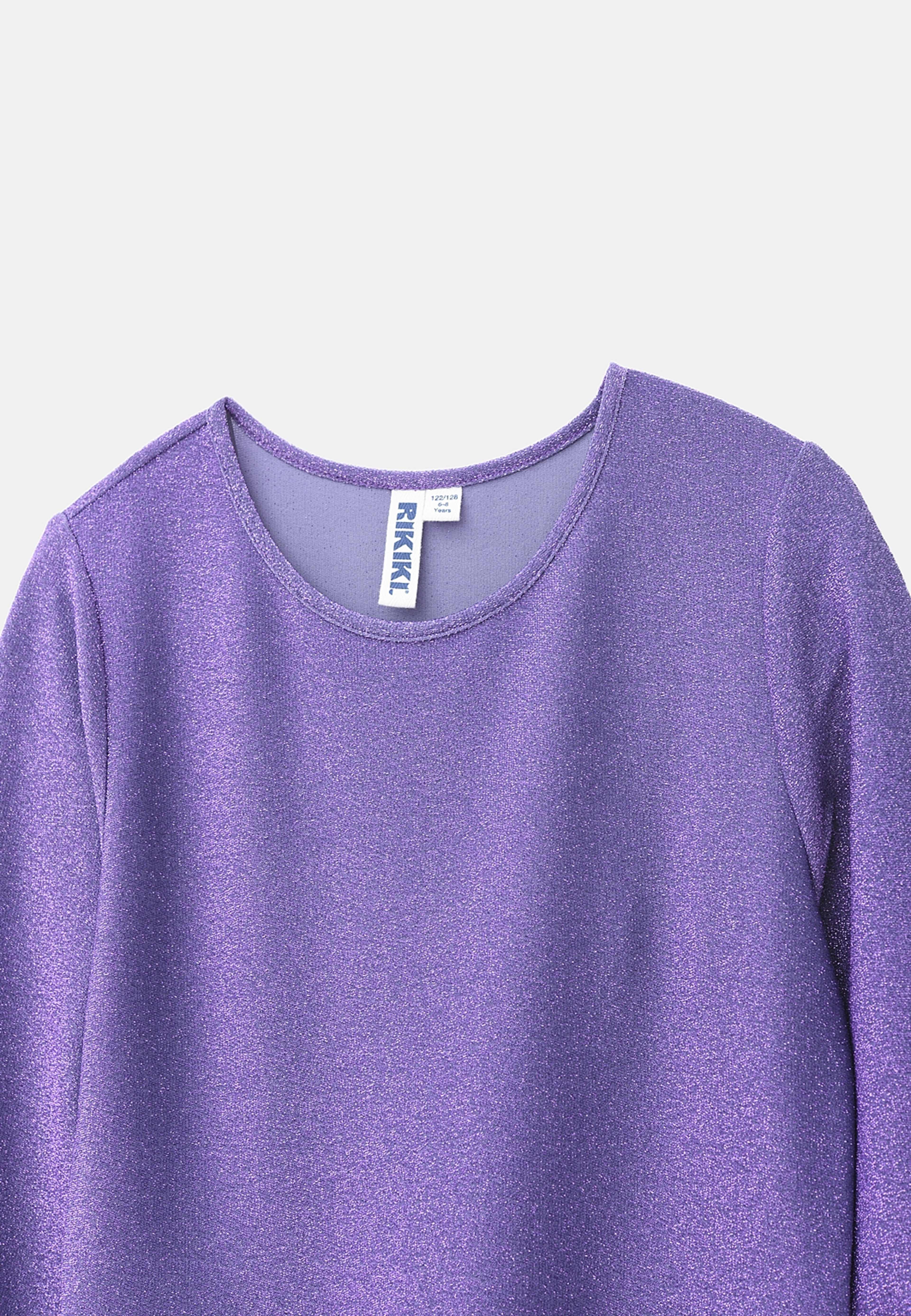 Glittrig klänning CAKE, från RIKIKI, i färgen Purple. Klicka för att öppna bilden i stort format