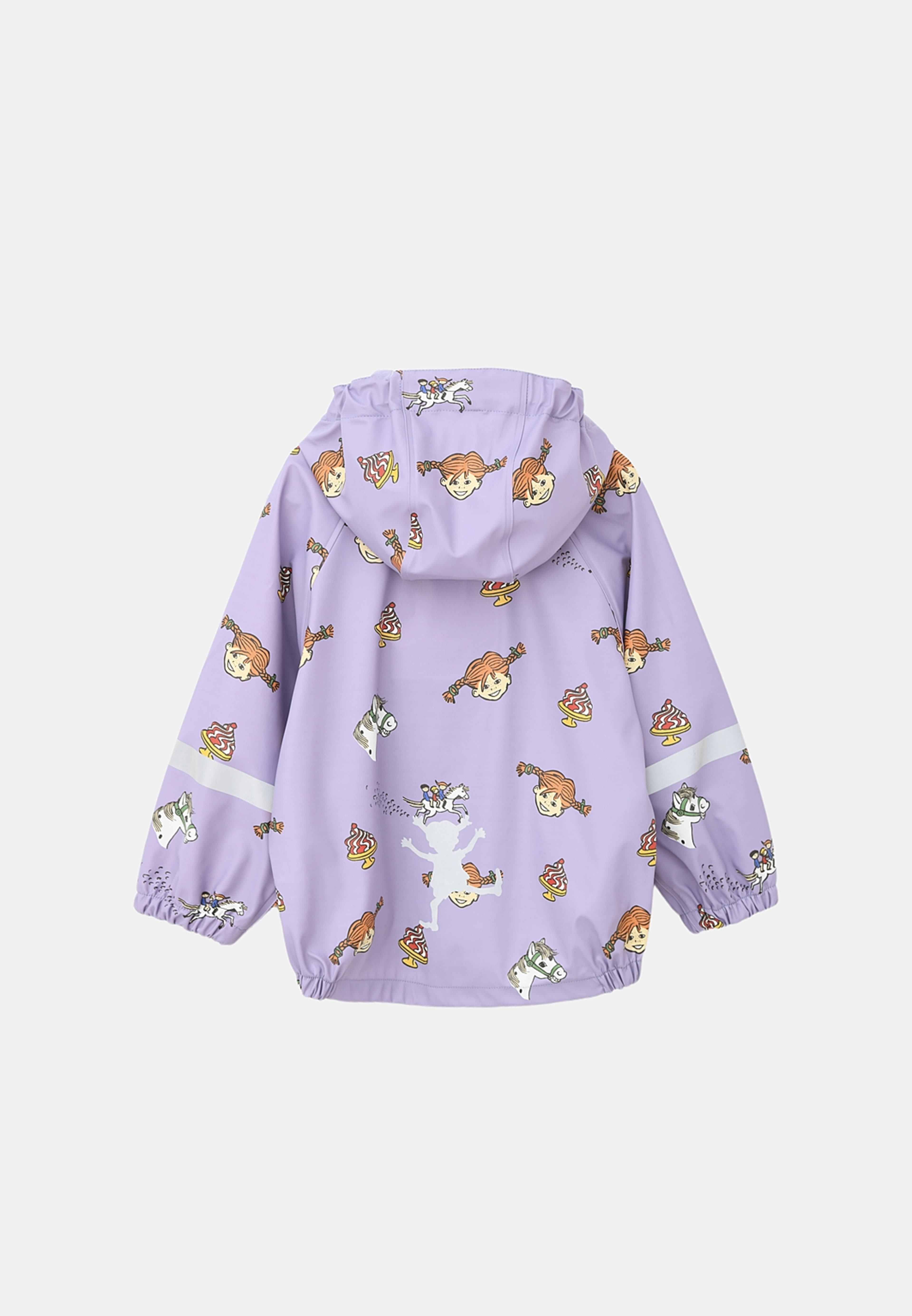 Pippi-regnjacka SKUR, från PIPPI, i färgen Purple. Klicka för att öppna bilden i stort format