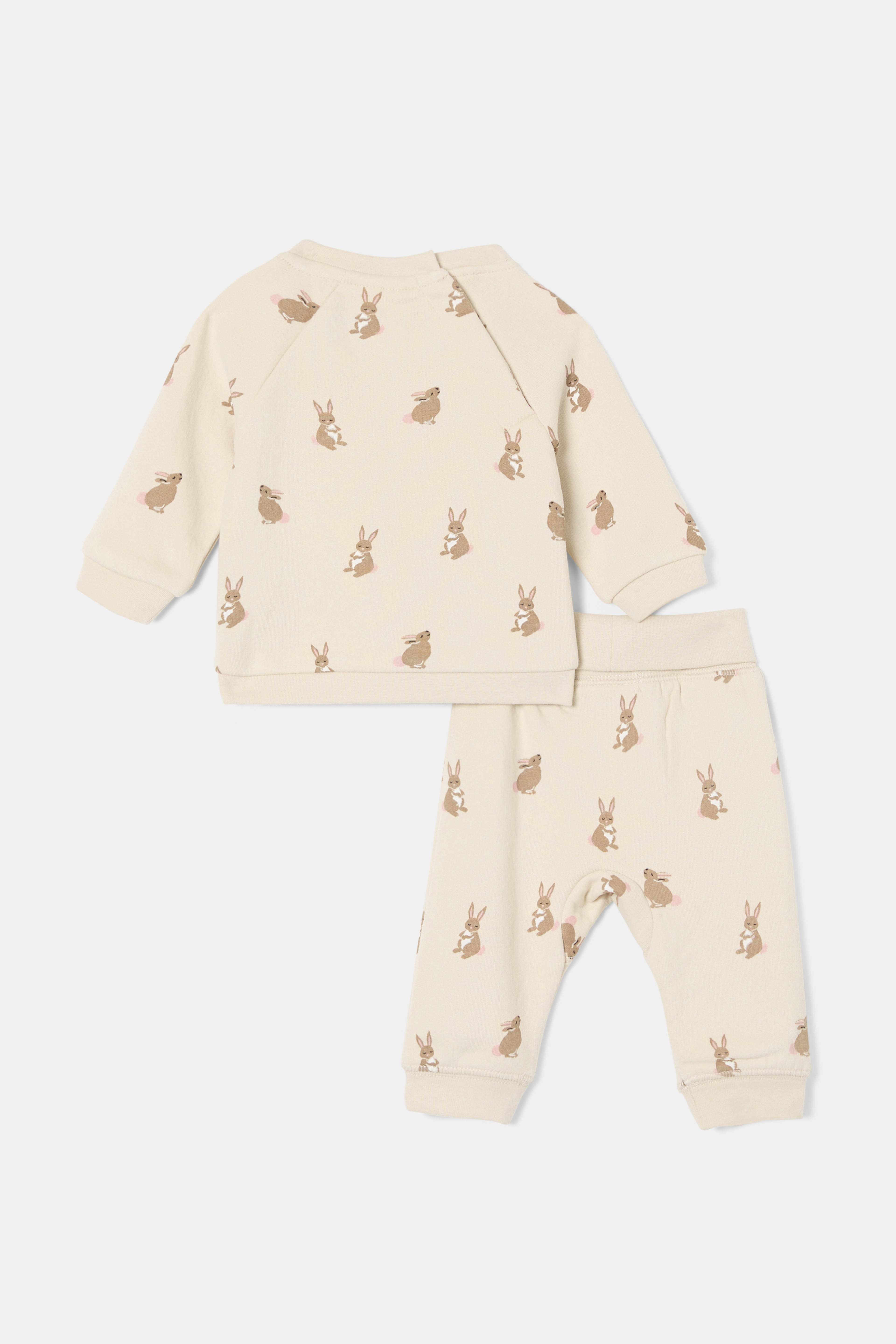 Sweatshirt-set STAMPE, från RIKIKI, i färgen Brown. Klicka för att öppna bilden i stort format
