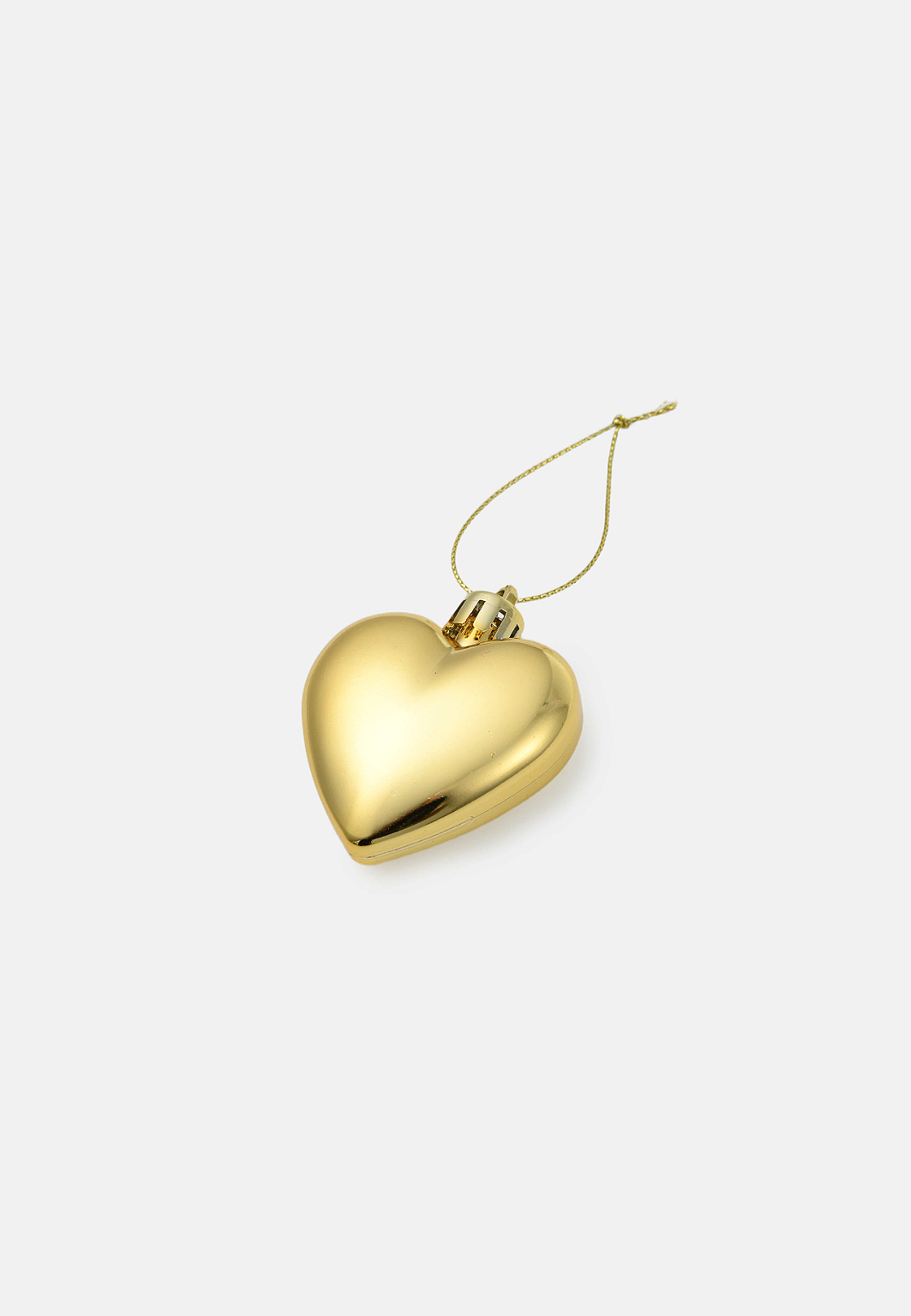 Julgranshänge HJÄRTA, från Åhléns Home, i färgen Gold. Klicka för att öppna bilden i stort format