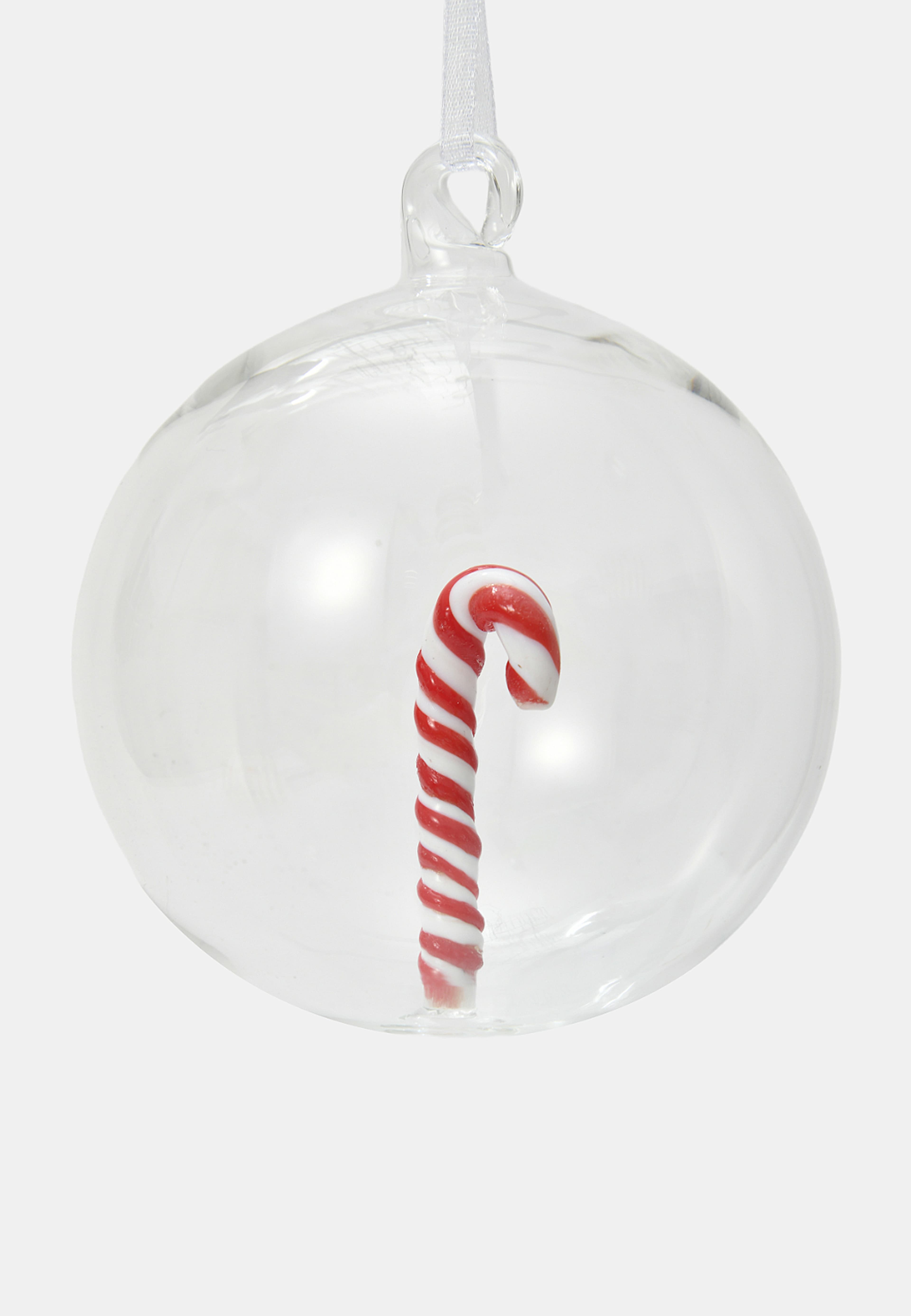 Julkulor i glas TOMTE + POLKA, 2-pack, från Åhléns Home, i färgen Transparent. Klicka för att öppna bilden i stort format