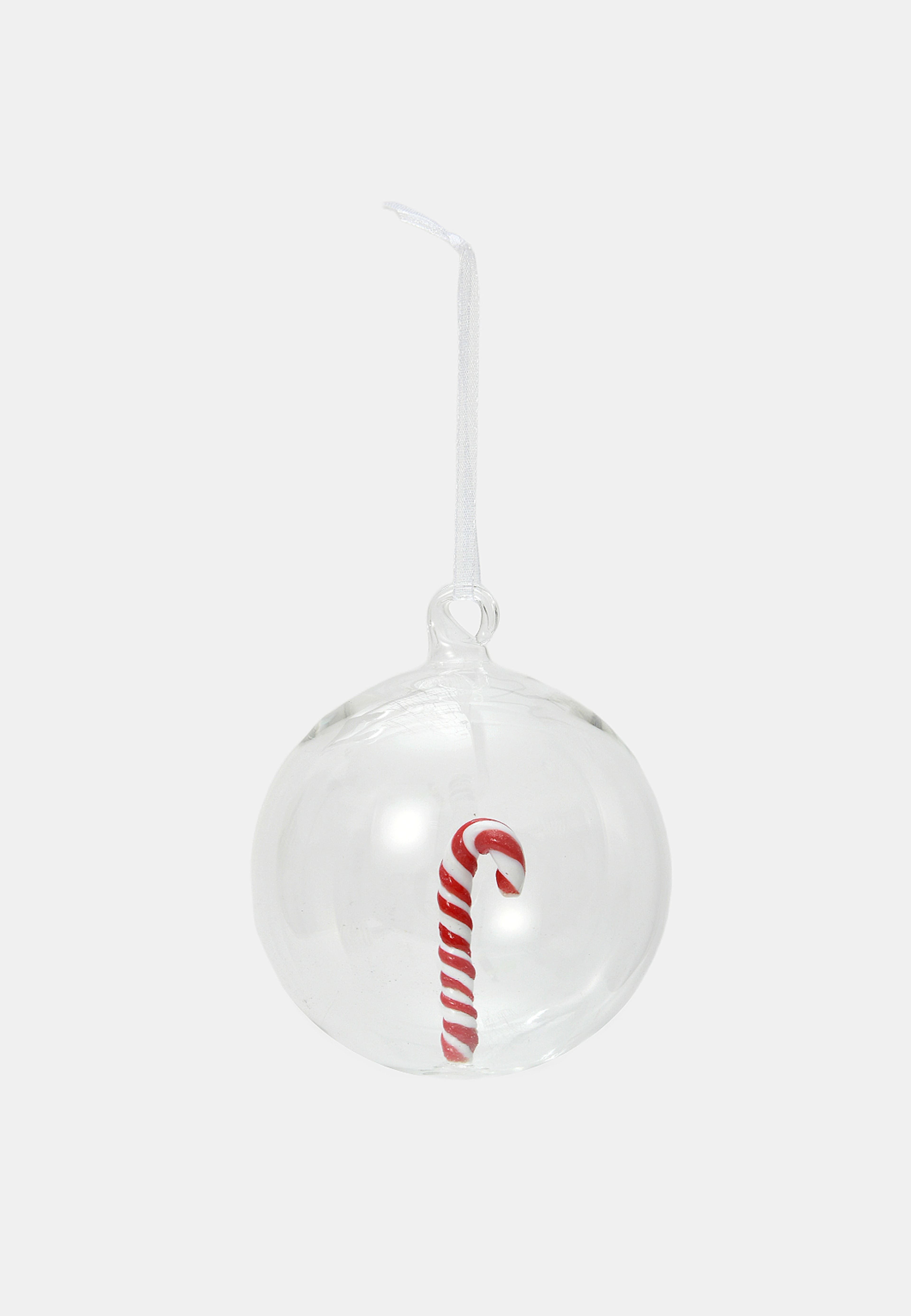 Julkulor i glas TOMTE + POLKA, 2-pack, från Åhléns Home, i färgen Transparent. Klicka för att öppna bilden i stort format