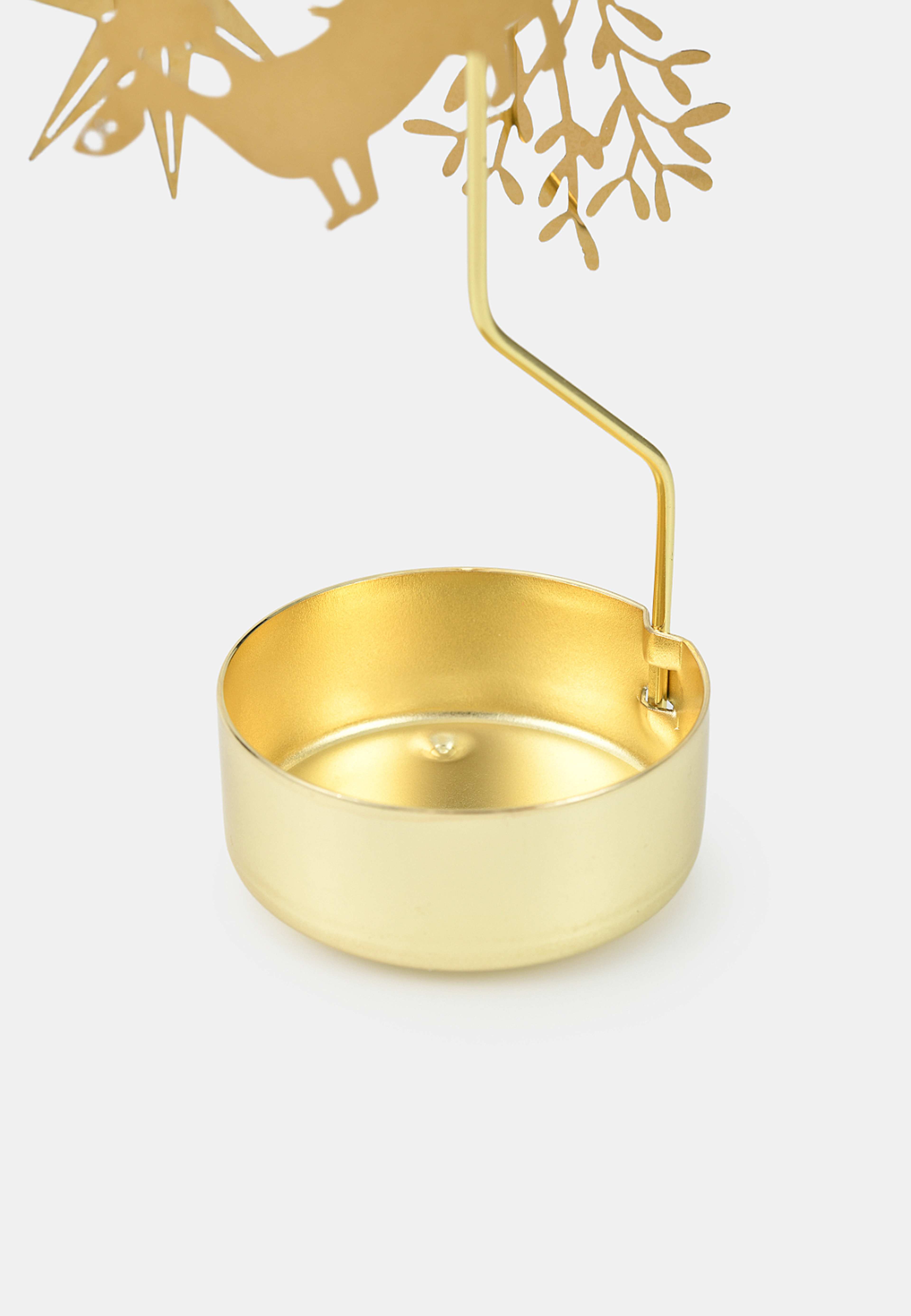 Ljusstake änglaspel, från Åhléns Home, i färgen Gold. Klicka för att öppna bilden i stort format