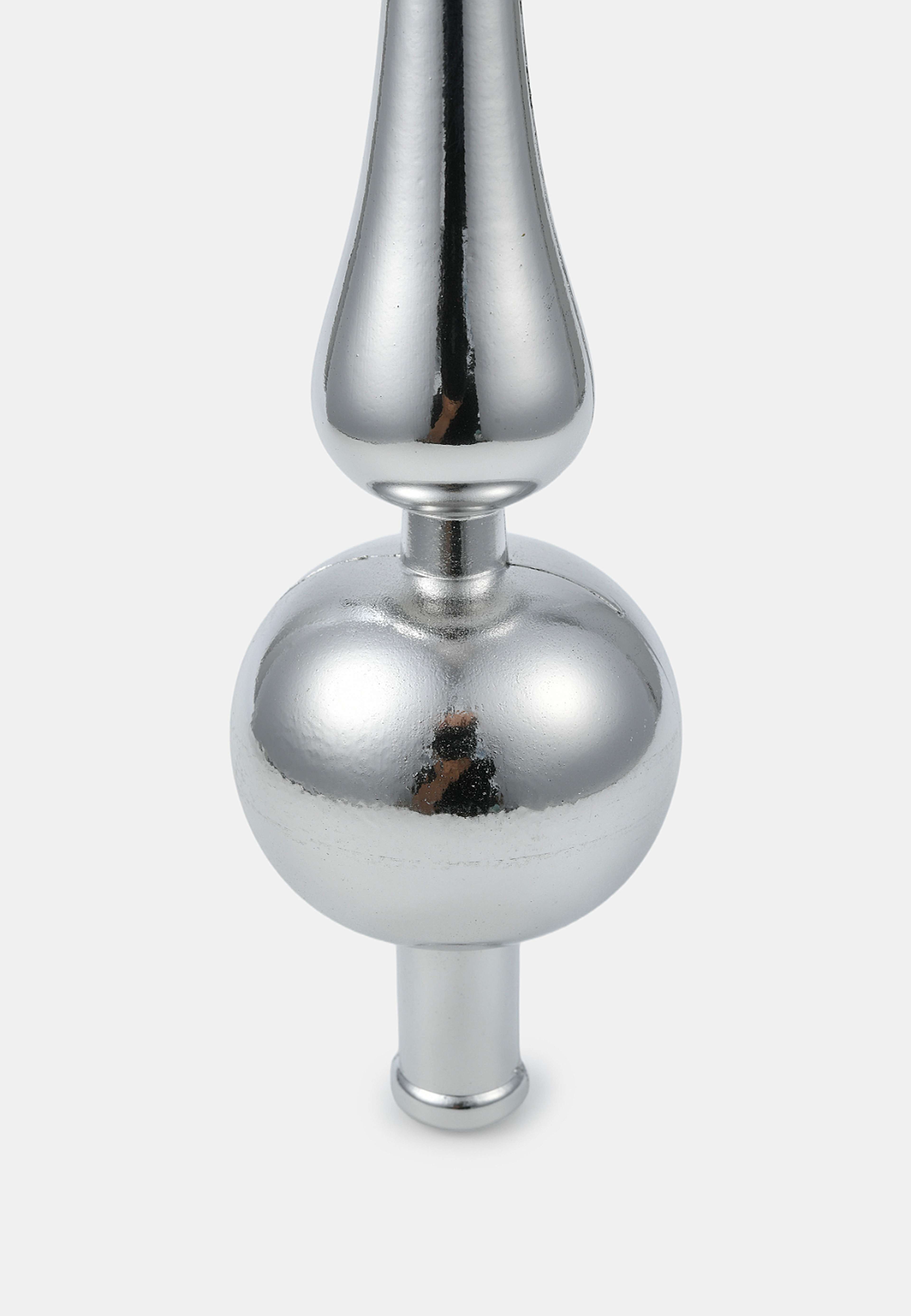 Julgransspira 28 cm, från Åhléns Home, i färgen Silver. Klicka för att öppna bilden i stort format