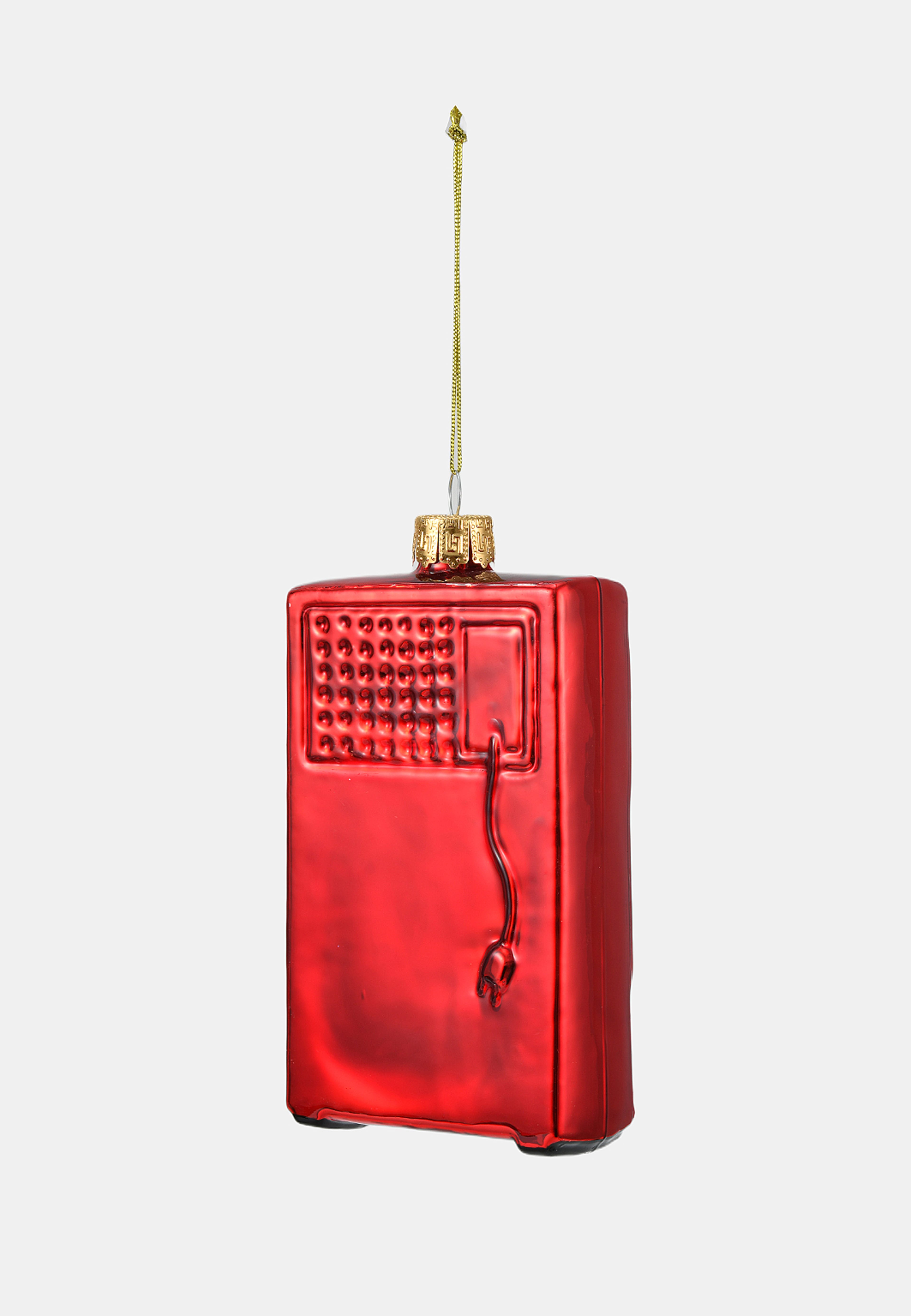 Julgranshänge i glas LÄSKAUTOMAT, från Åhléns Home, i färgen Multi. Klicka för att öppna bilden i stort format