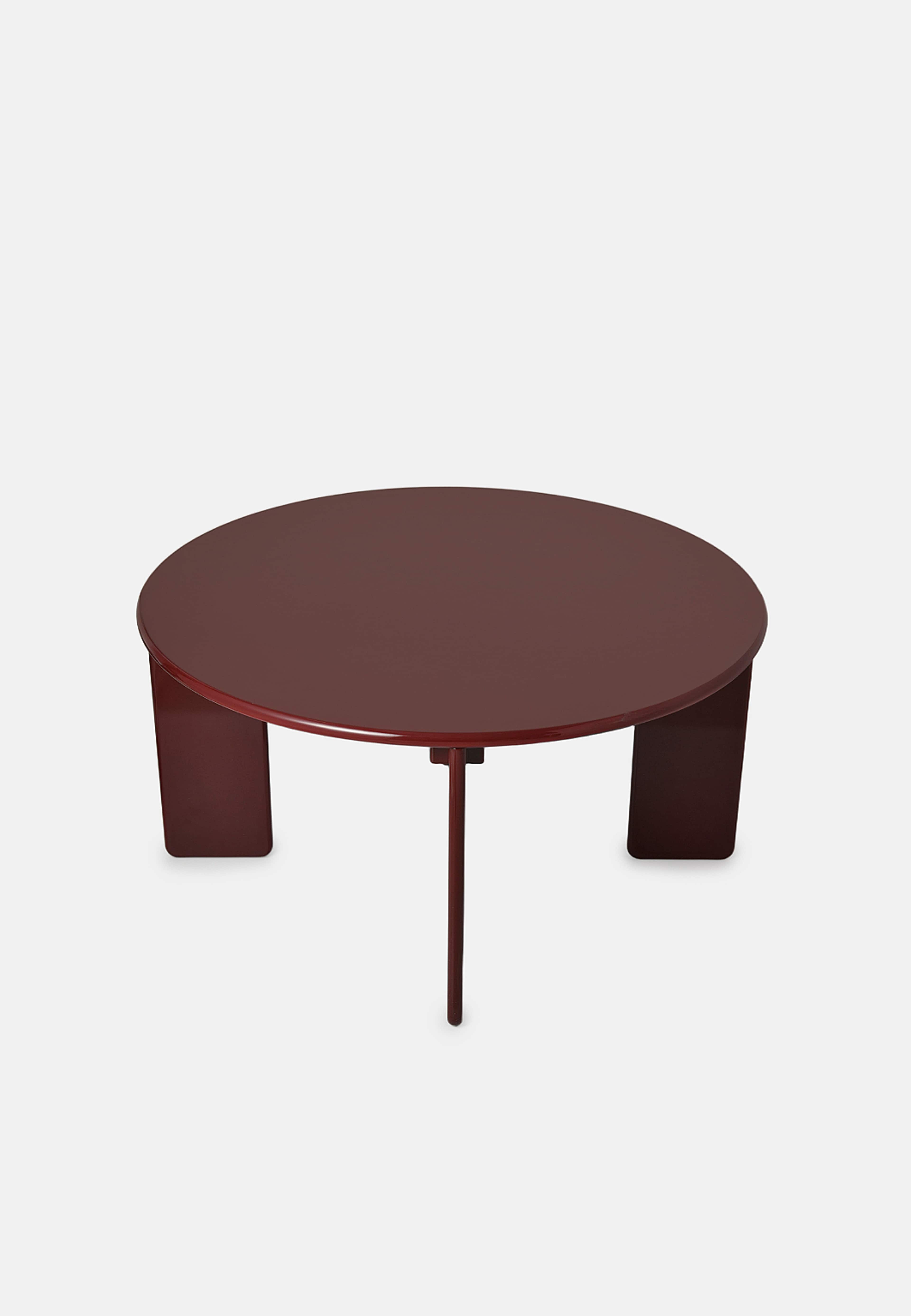 Soffbord TODD 80 cm, från Åhléns Home, i färgen Burgundy. Klicka för att öppna bilden i stort format