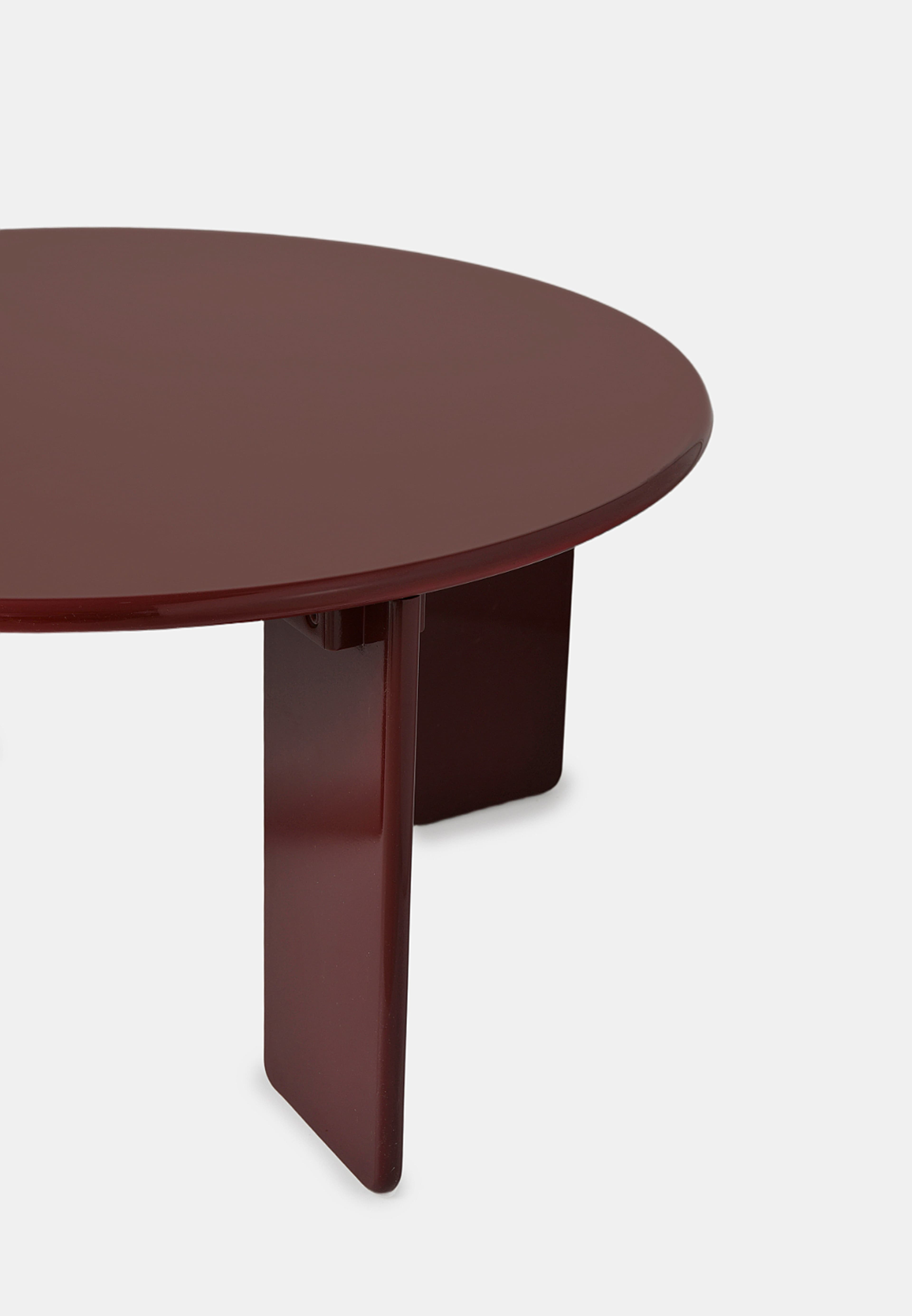 Soffbord TODD 80 cm, från Åhléns Home, i färgen Burgundy. Klicka för att öppna bilden i stort format