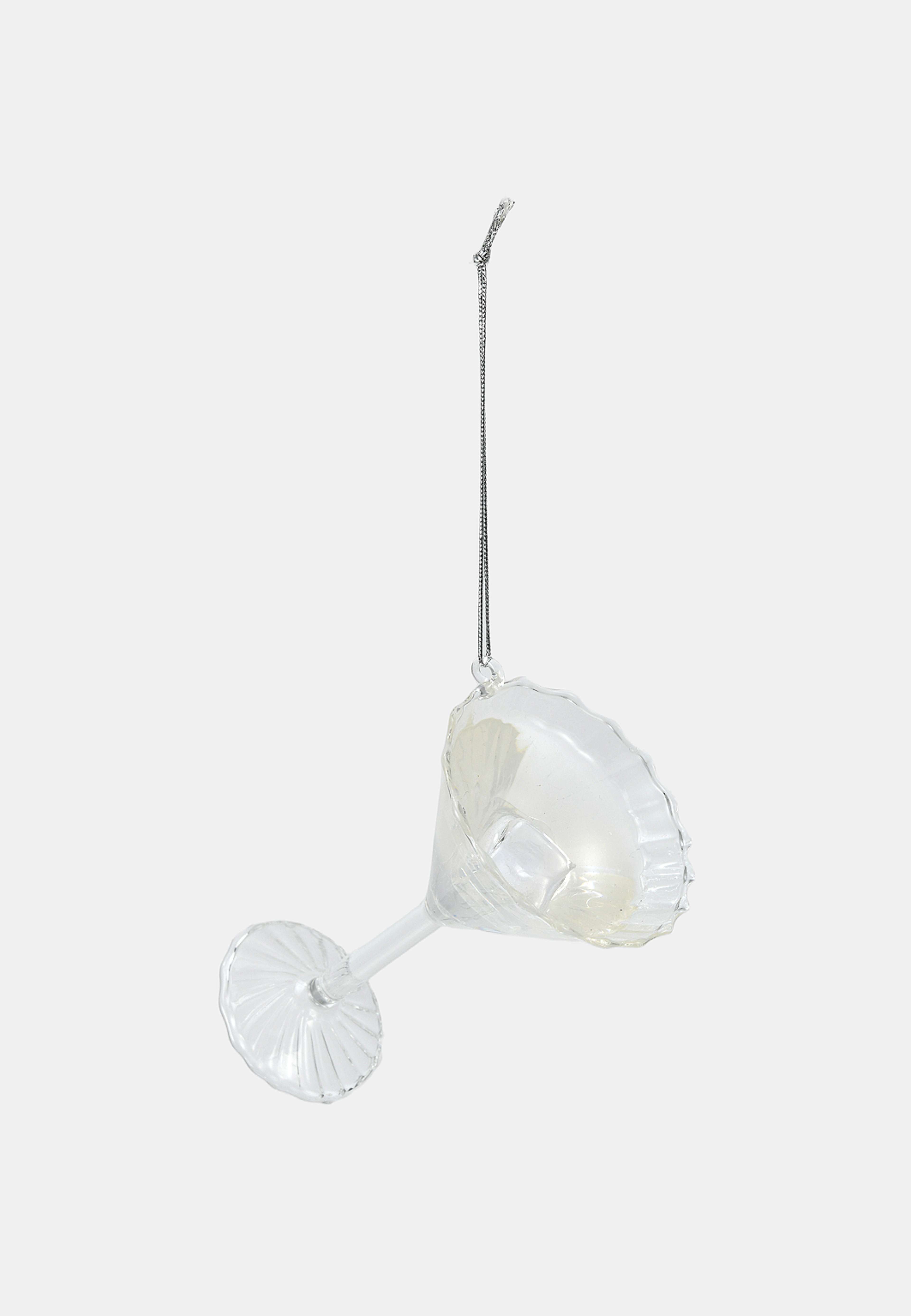 Julgranshänge i glas DRINK, från Åhléns Home, i färgen Transparent. Klicka för att öppna bilden i stort format
