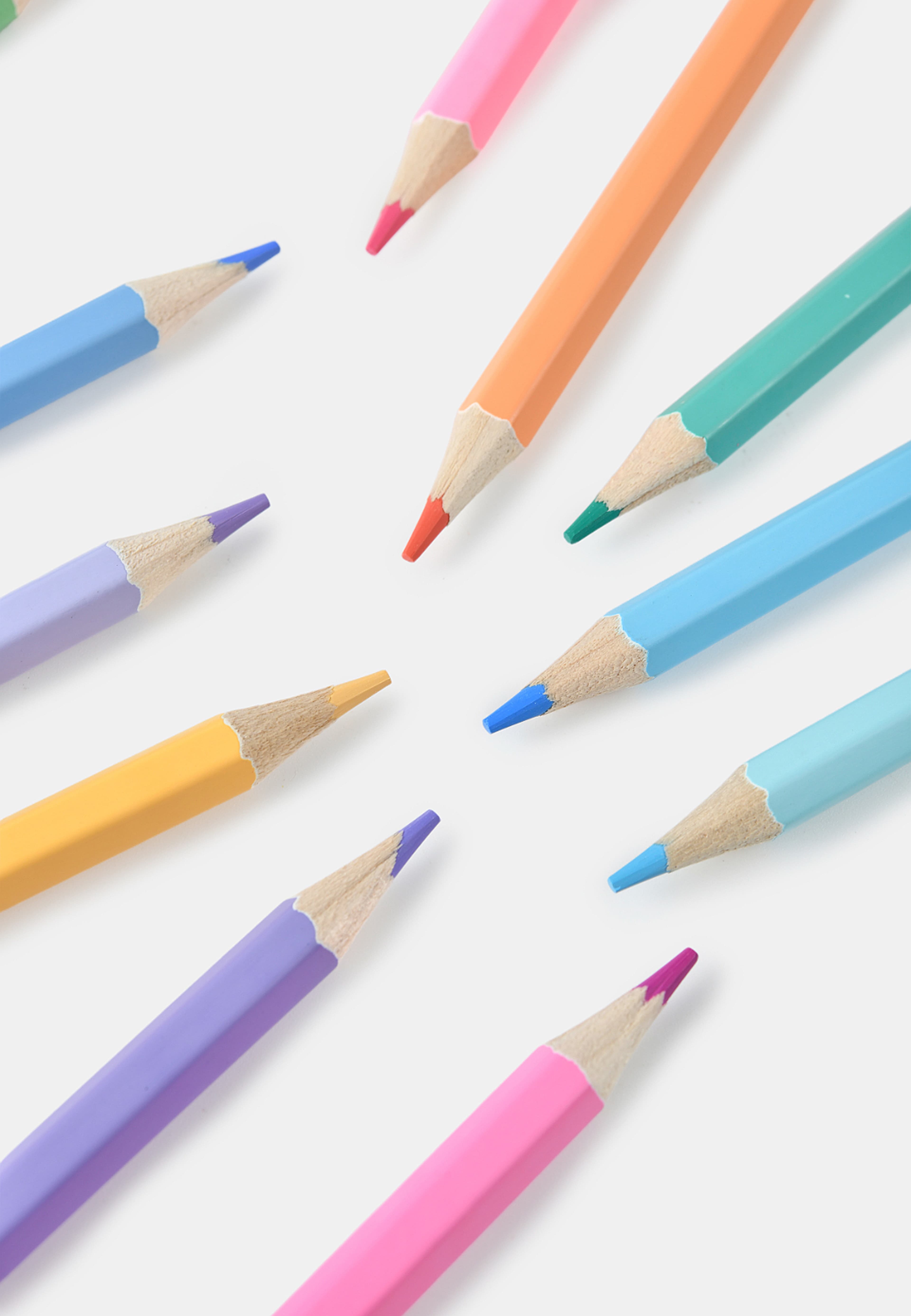 Färgpennor, 12-pack, från Å KIDS, i färgen Pastel. Klicka för att öppna bilden i stort format