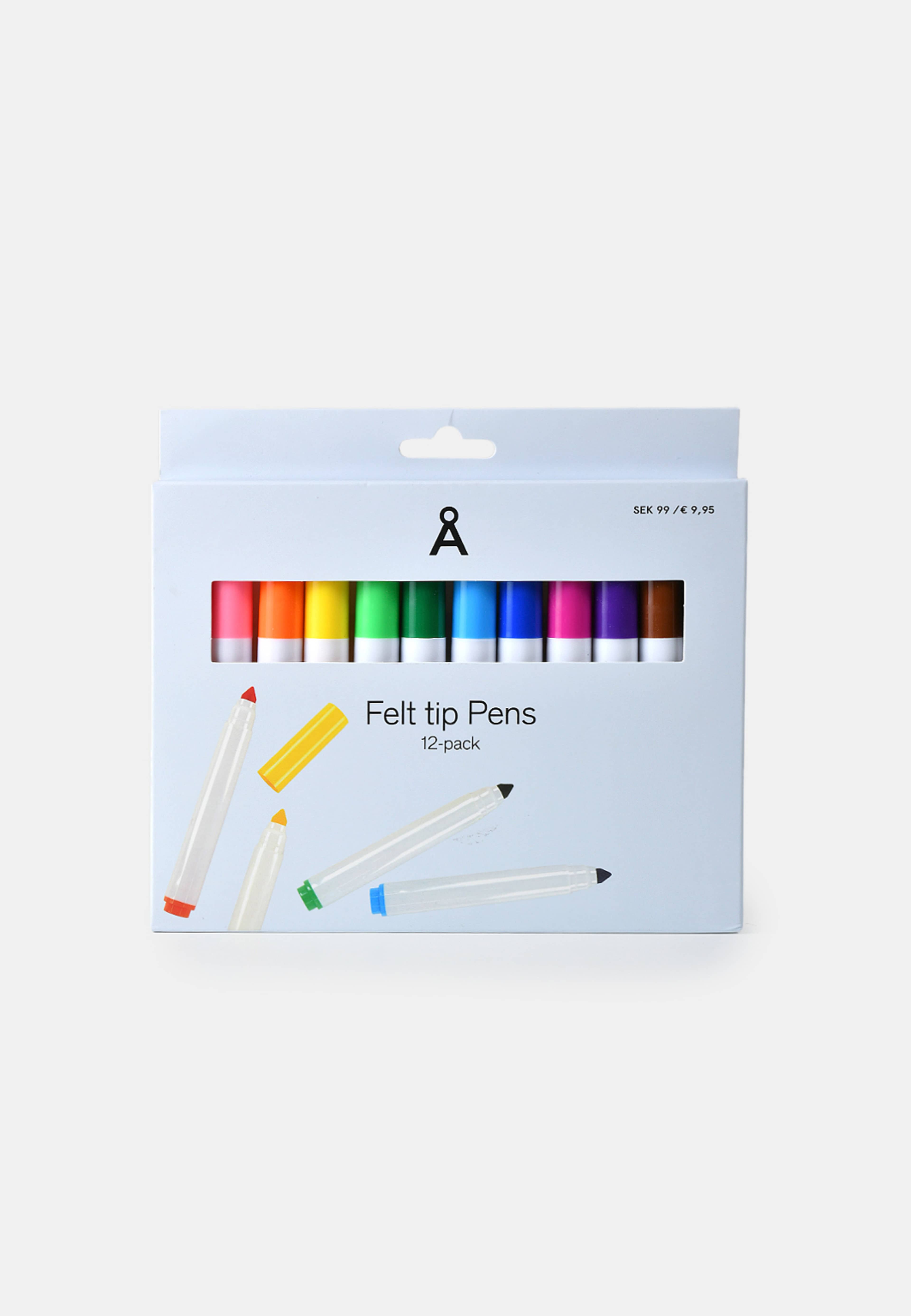 Tuschpennor, 12-pack, från Å KIDS, i färgen Multi. Klicka för att öppna bilden i stort format