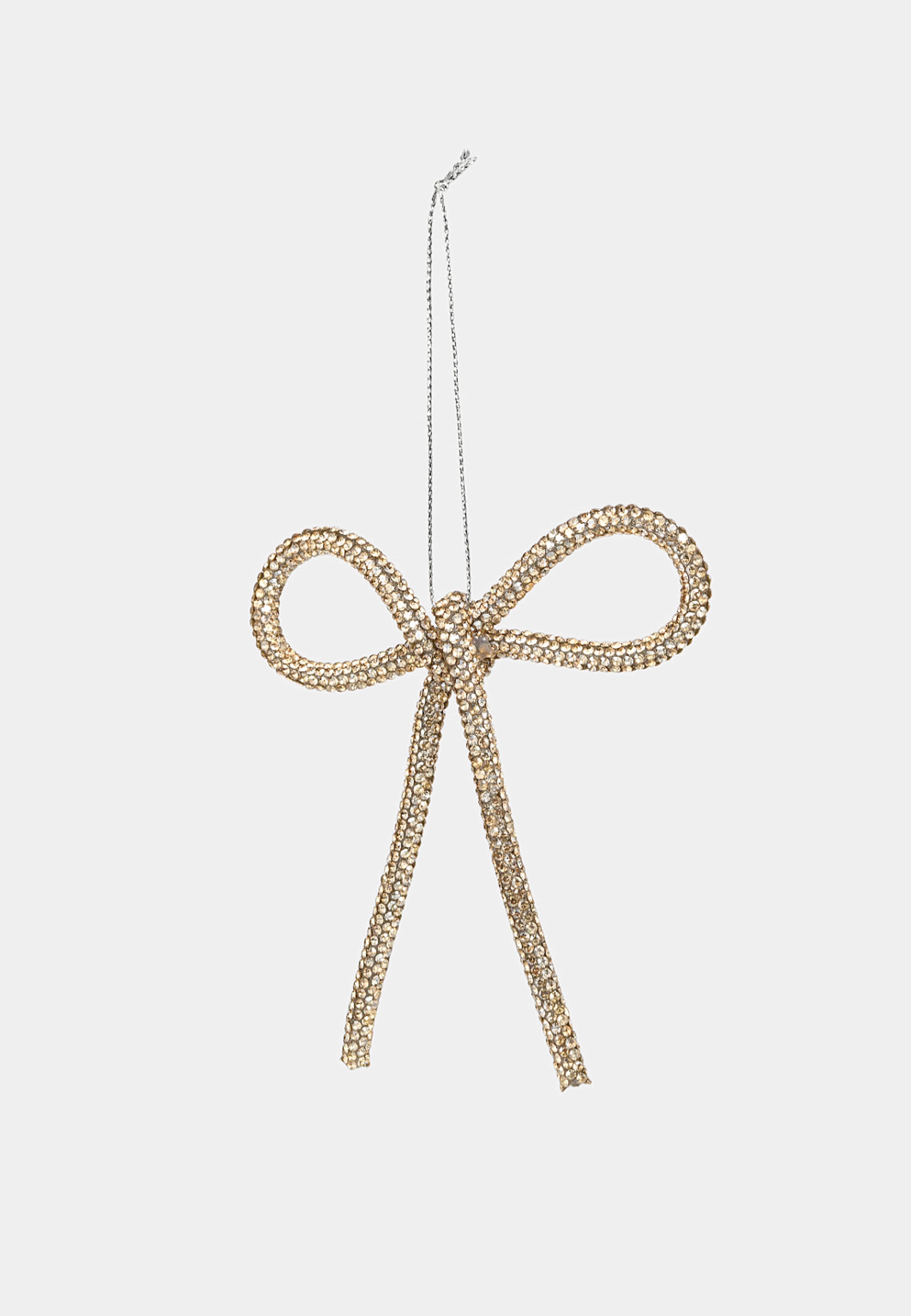 Julgranshänge BOW sparkle, från Åhléns Home, i färgen Gold. Klicka för att öppna bilden i stort format