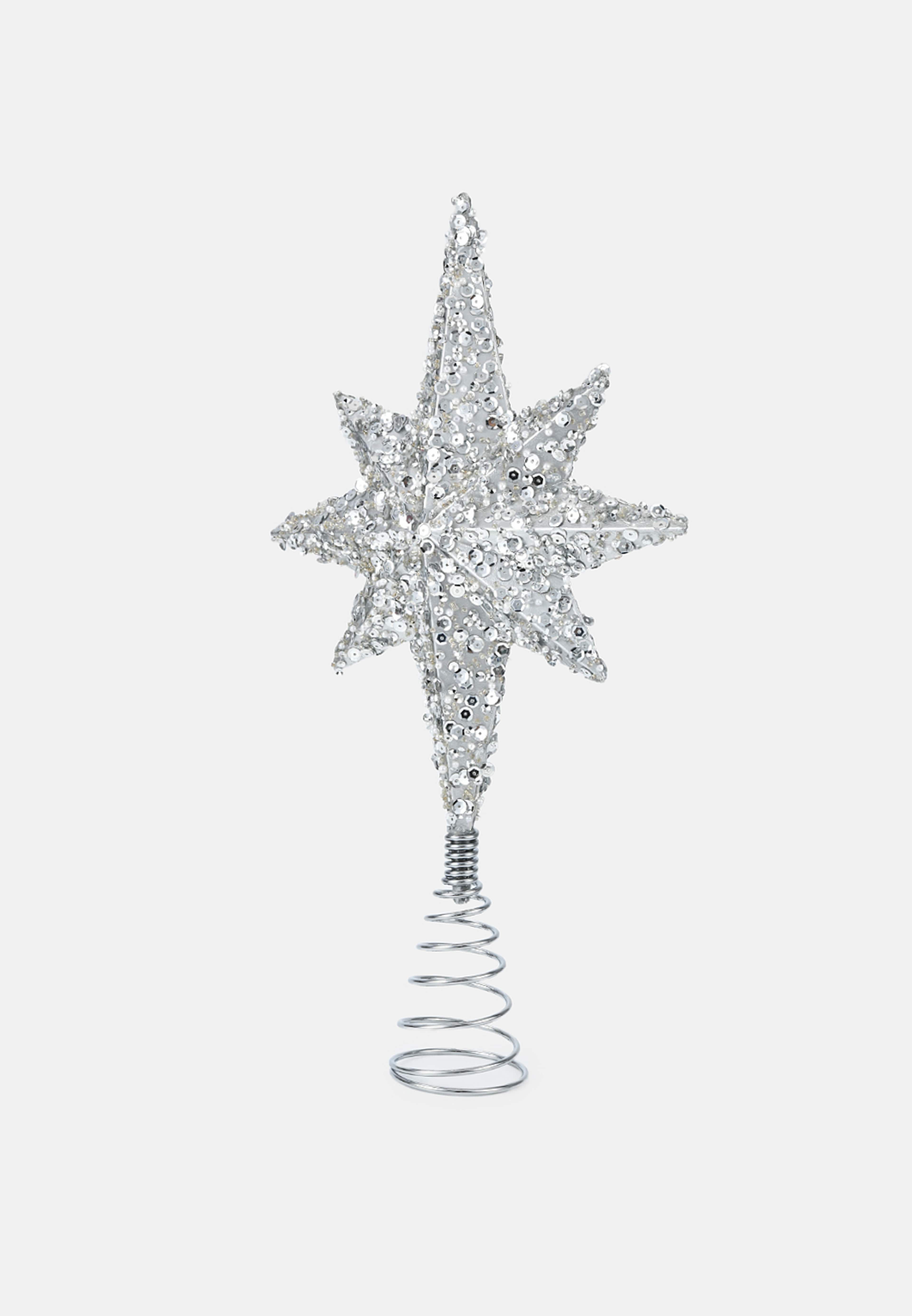 Julgransstjärna 38 cm, från Åhléns Home, i färgen Silver. Klicka för att öppna bilden i stort format