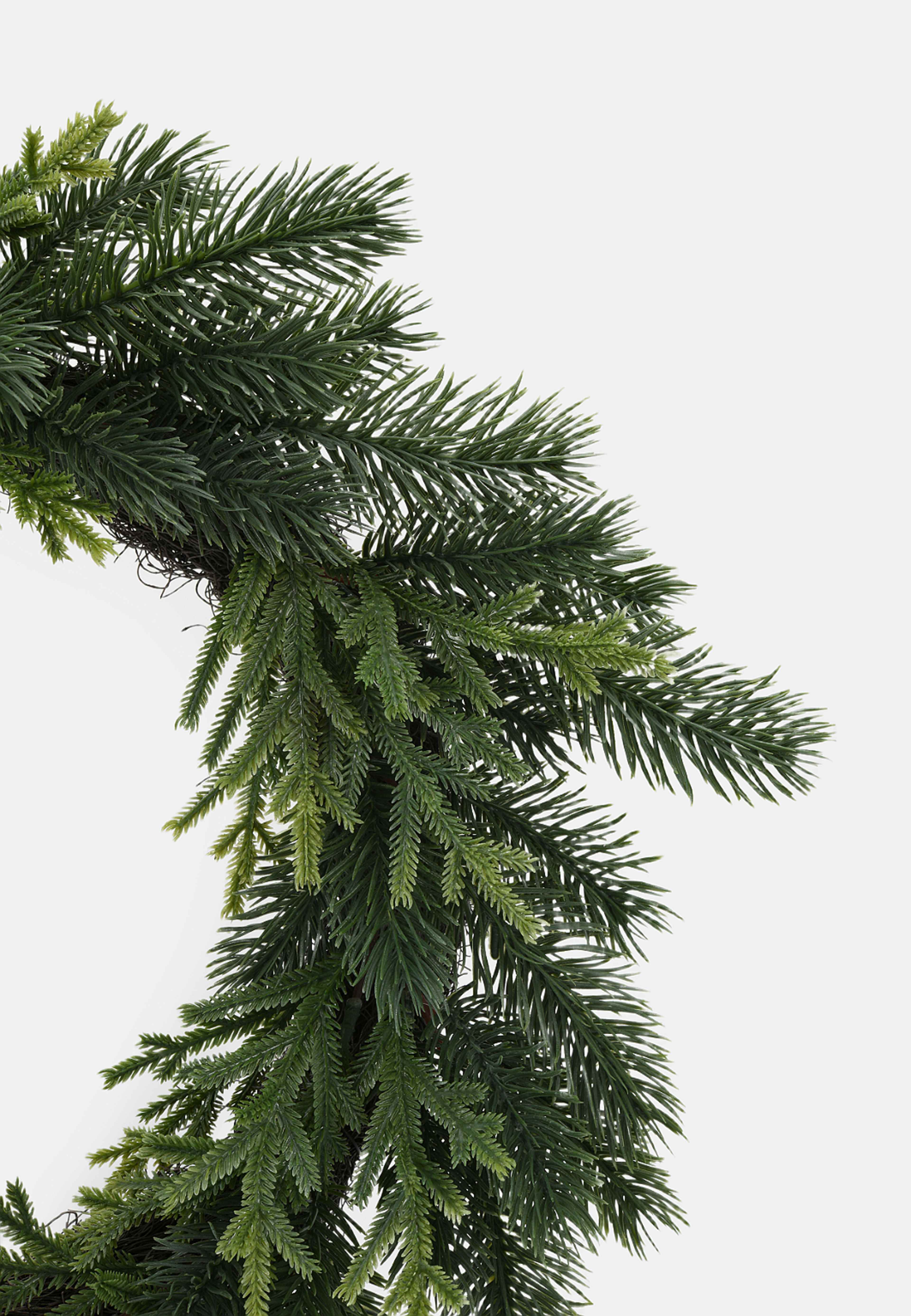 Krans med rosett 50 cm, från Åhléns Home, i färgen Green. Klicka för att öppna bilden i stort format