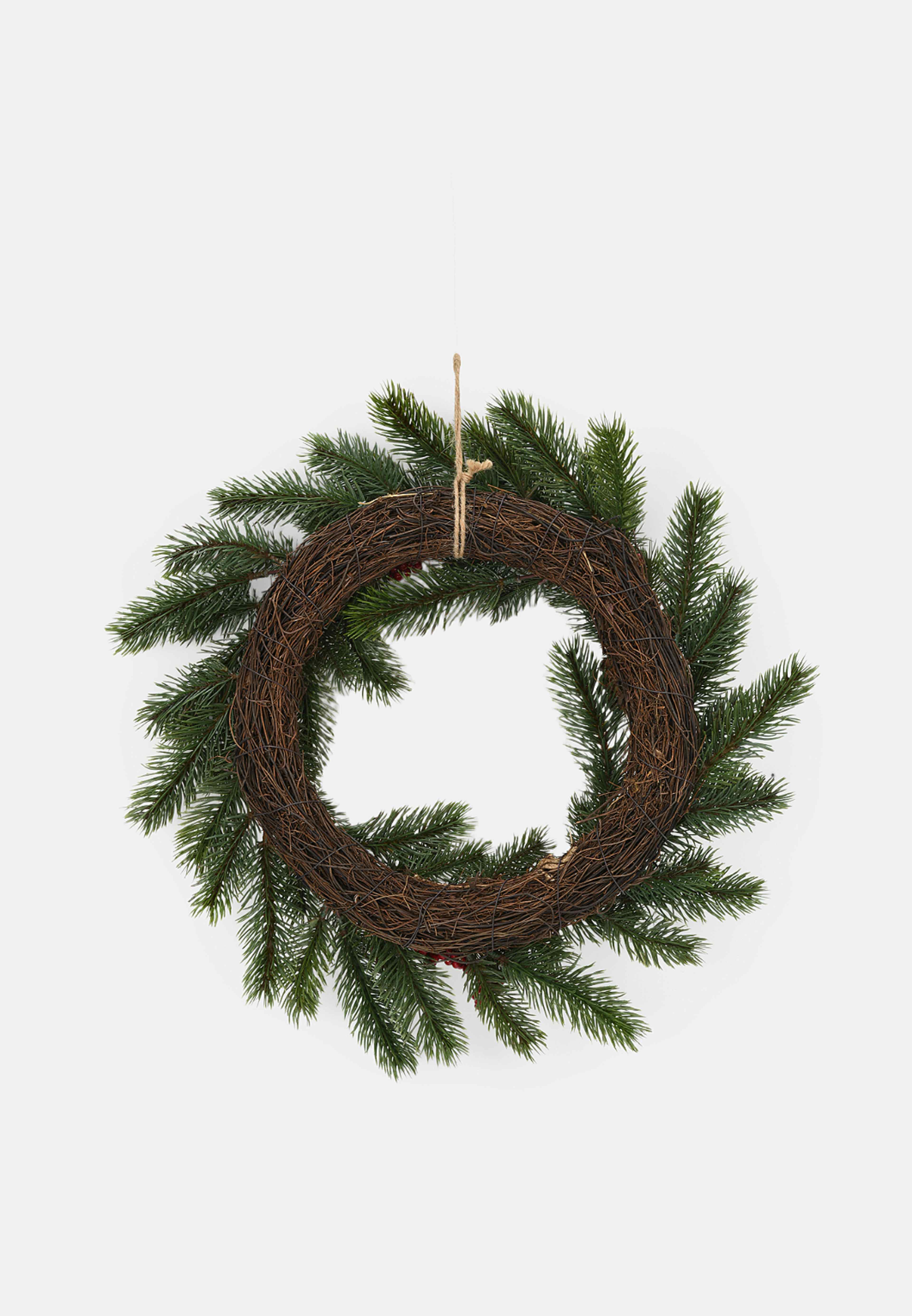 Krans MERRY 50 cm, från Åhléns Home, i färgen Green. Klicka för att öppna bilden i stort format