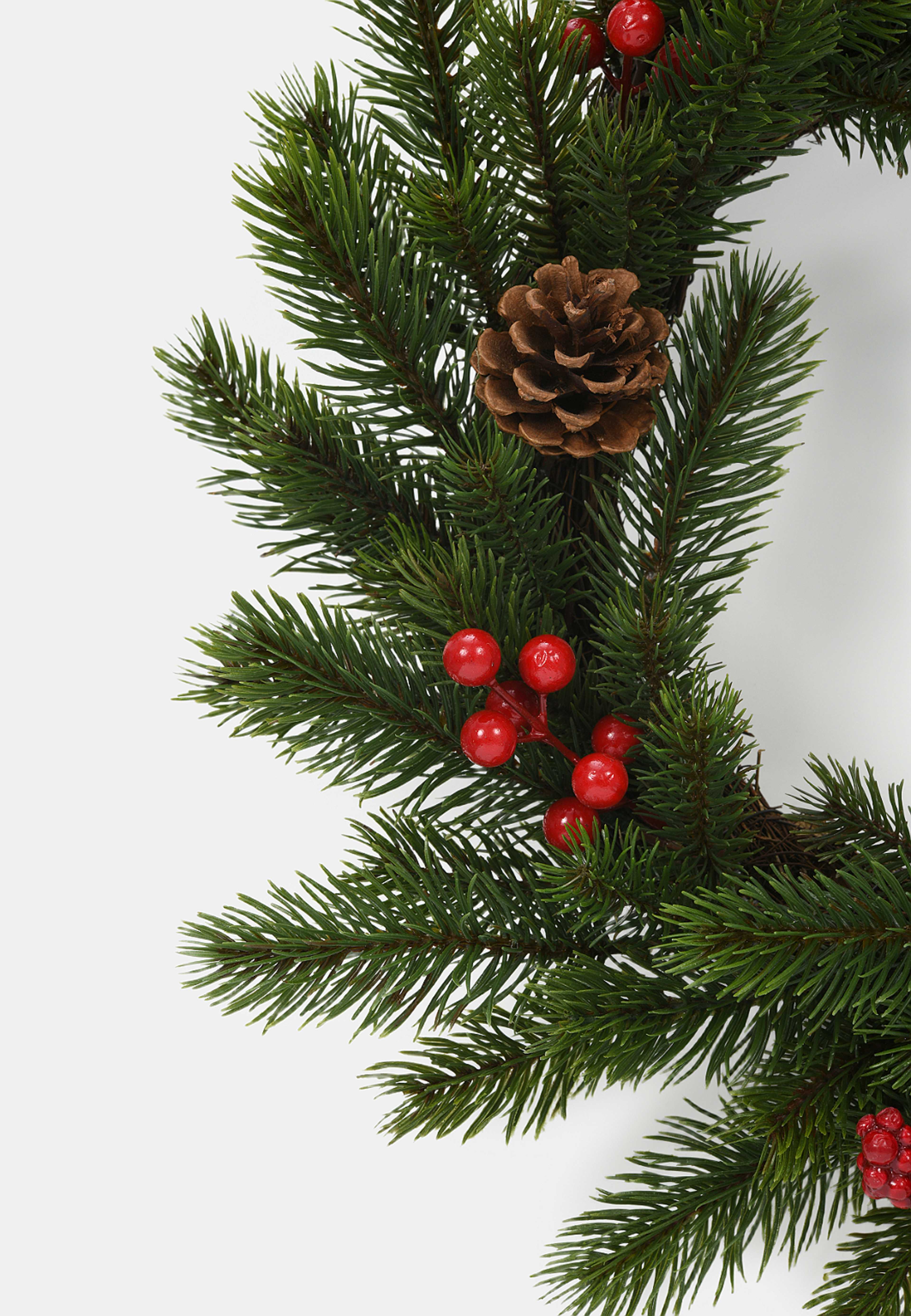 Krans MERRY 50 cm, från Åhléns Home, i färgen Green. Klicka för att öppna bilden i stort format