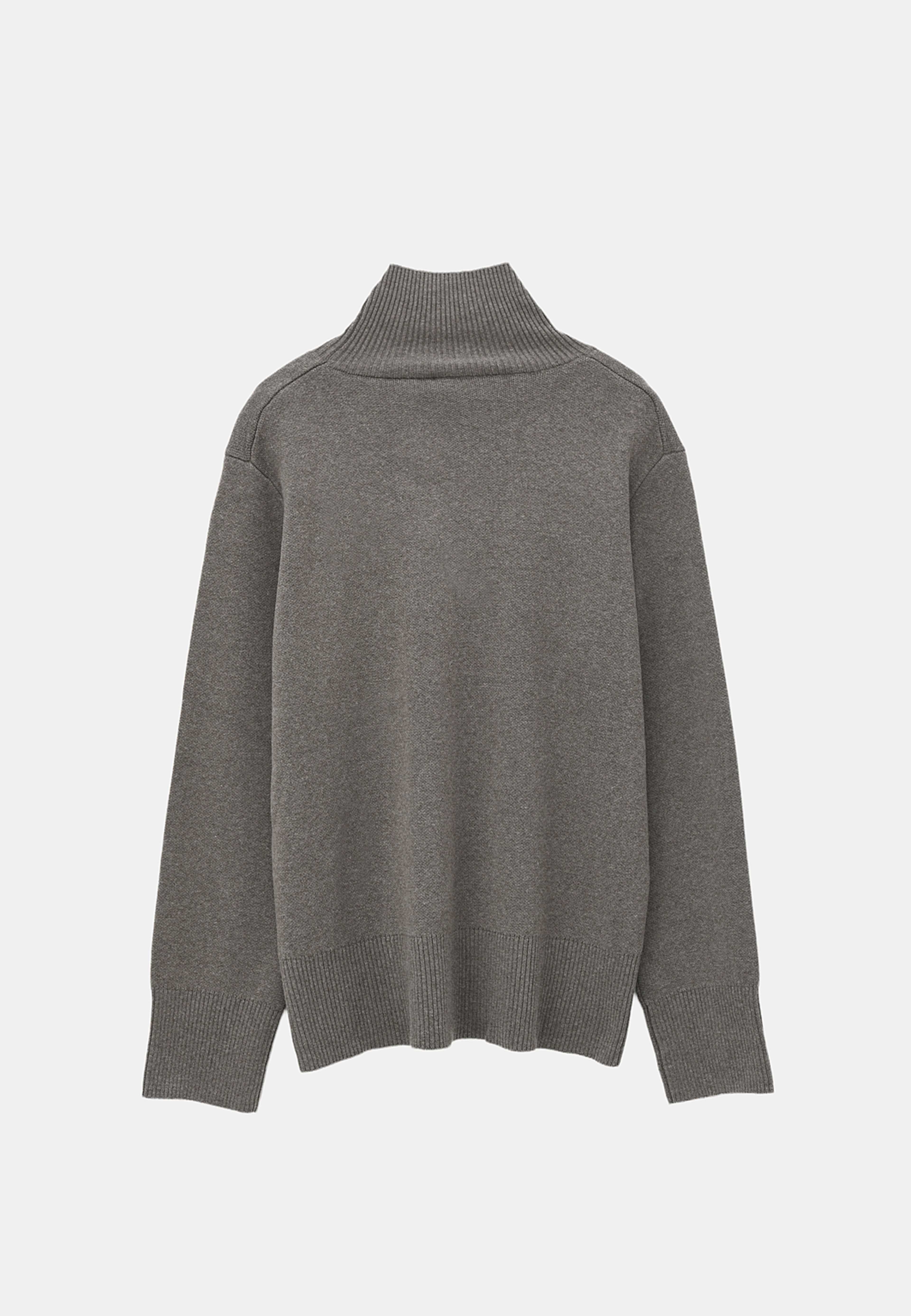 Jumper med hög krage AGDA, från Å WOMAN, i färgen Mole Mel. Klicka för att öppna bilden i stort format