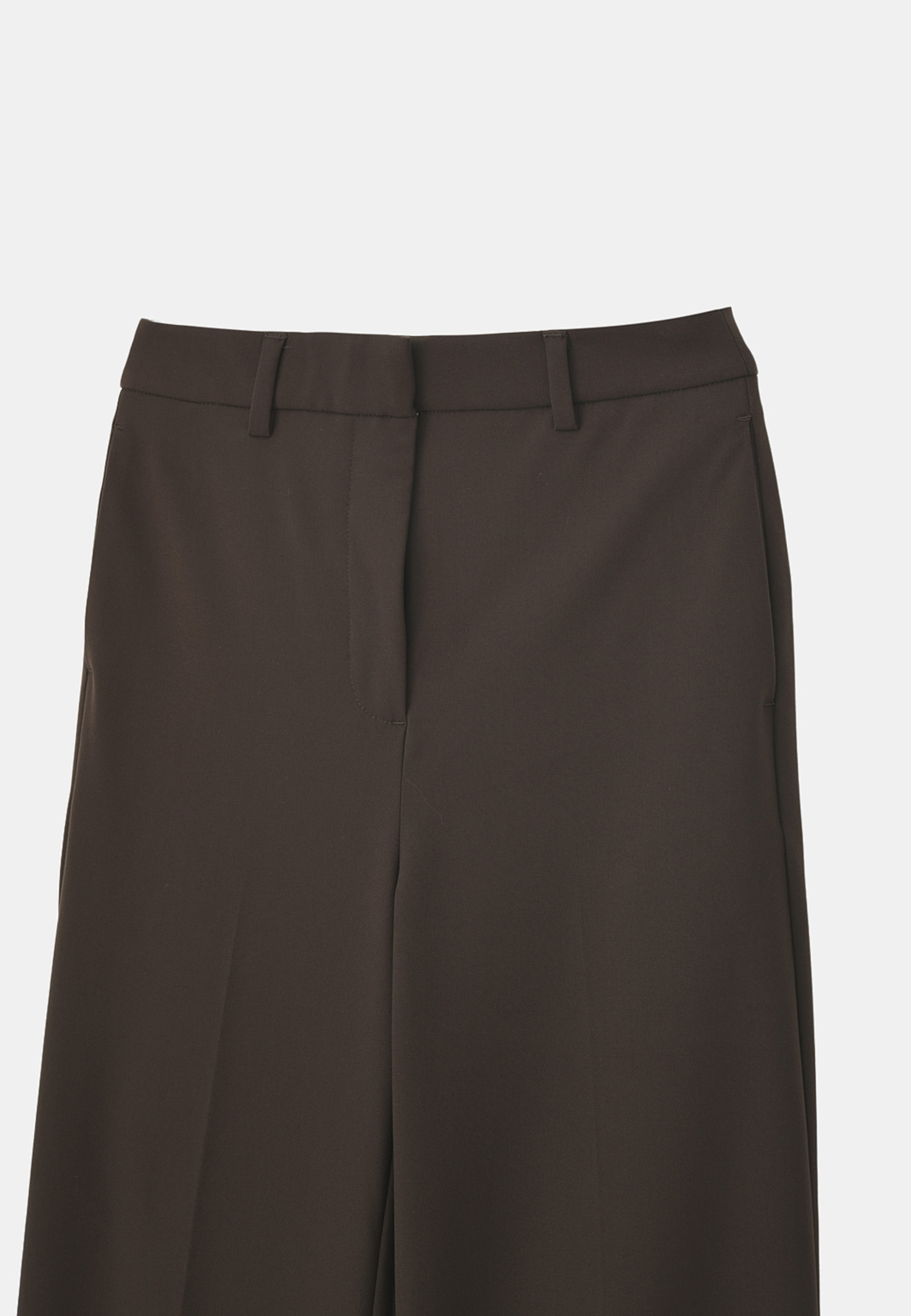Raka byxor med pressveck SVEA, från Wera, i färgen Brown. Klicka för att öppna bilden i stort format