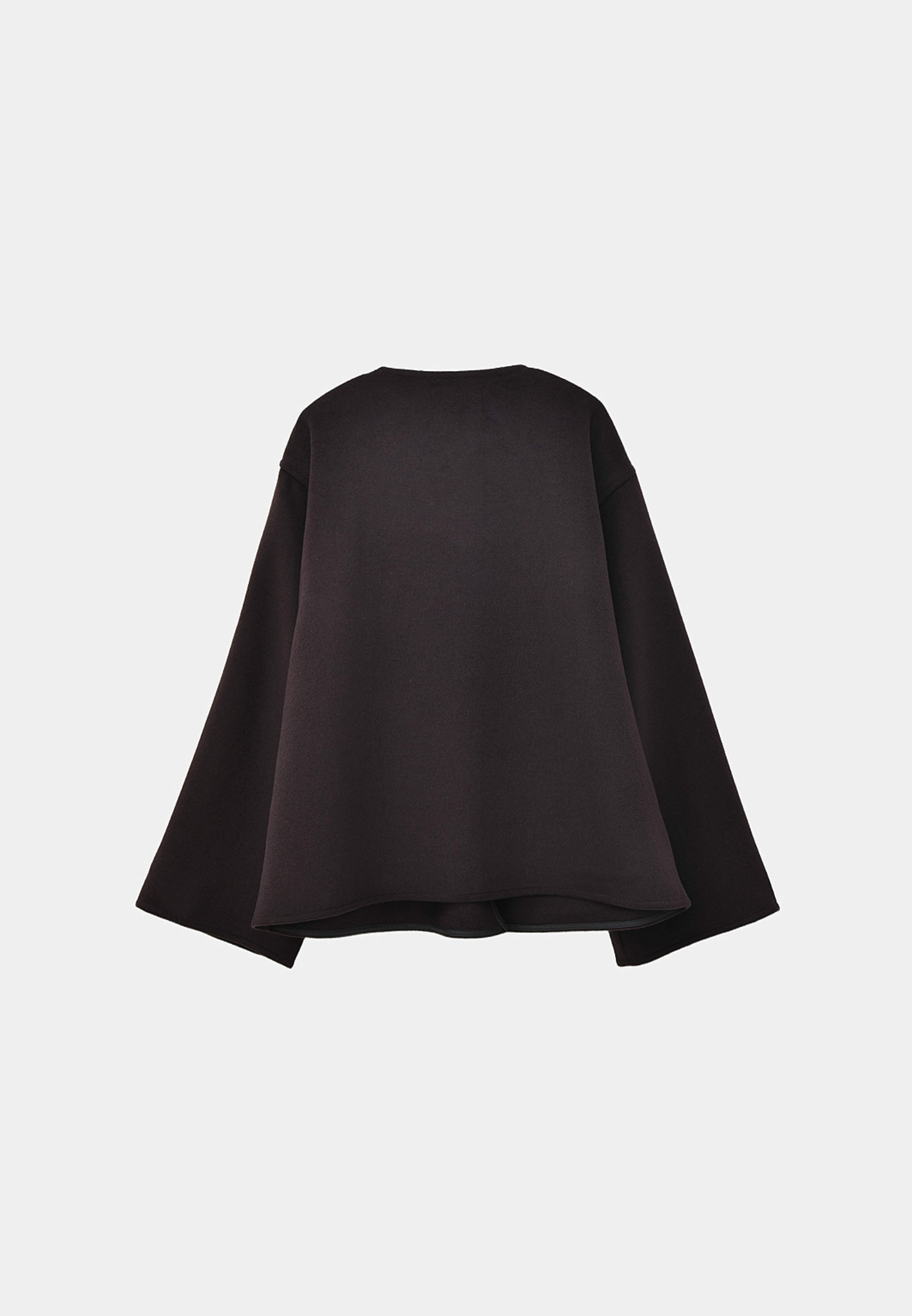 Jacka i ullmix RENEE, från Carin Wester, i färgen Dark Brown. Klicka för att öppna bilden i stort format