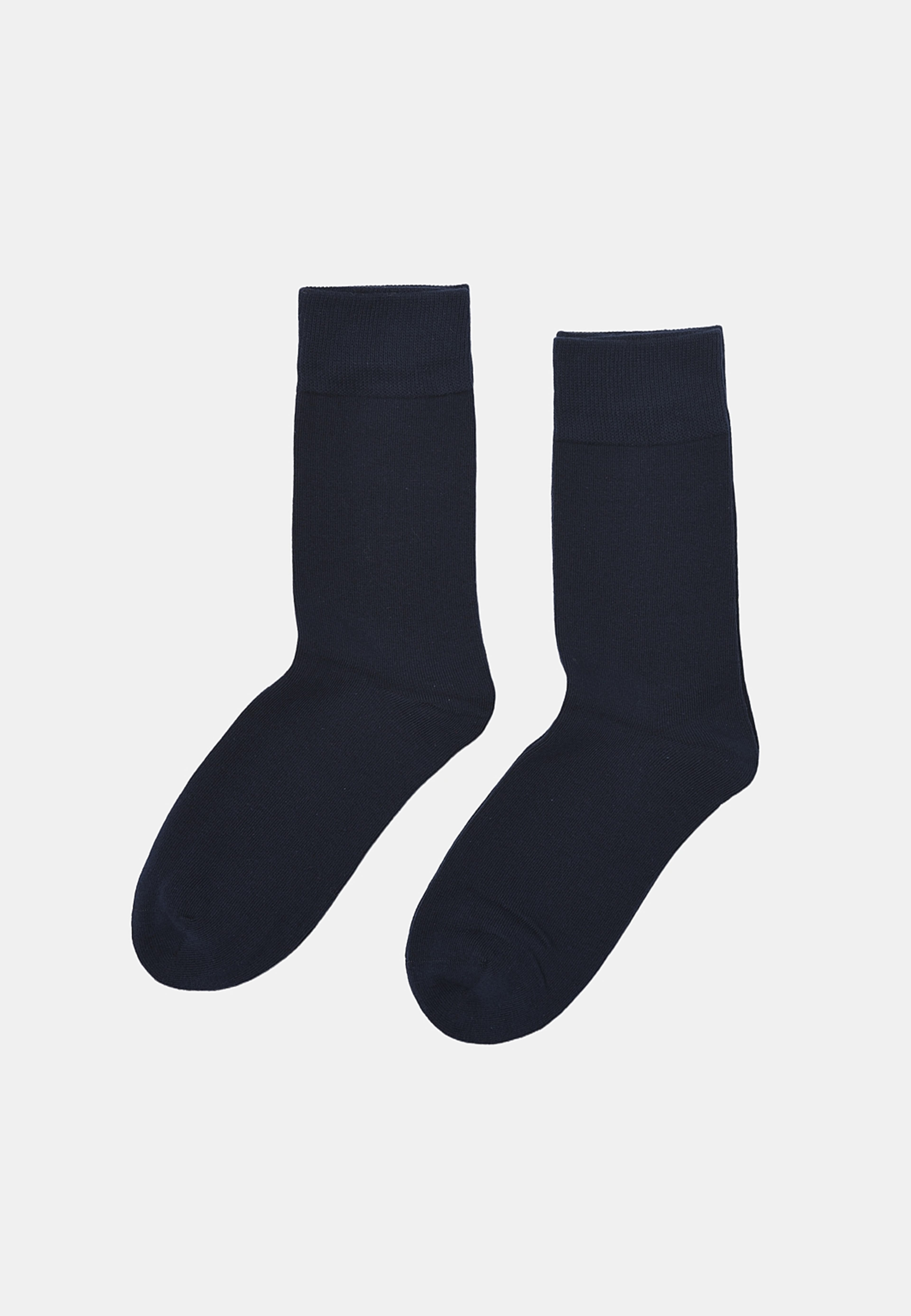 Enfärgade strumpor, 2-pack, från NORVIE, i färgen Navy. Klicka för att öppna bilden i stort format