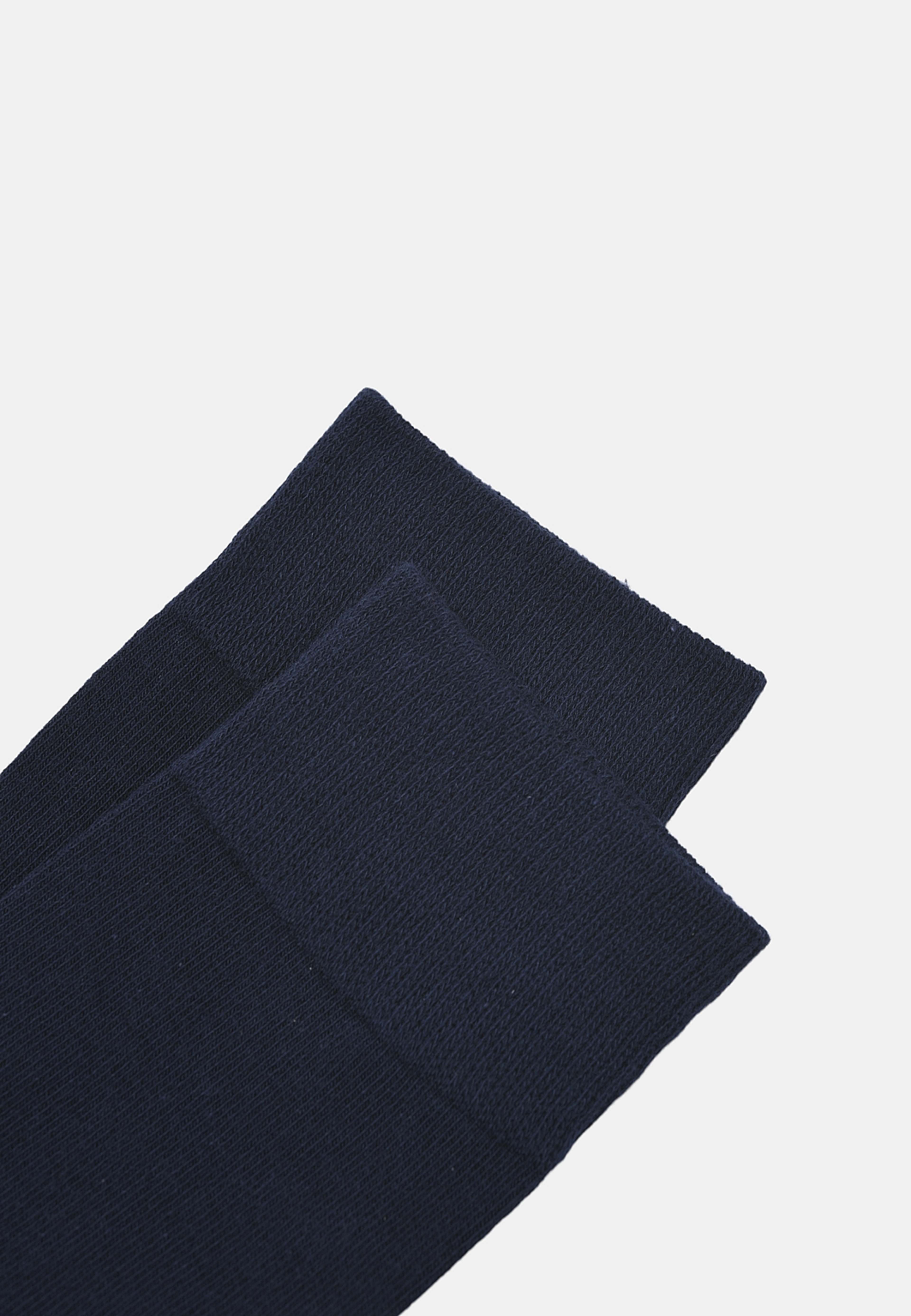 Enfärgade strumpor, 2-pack, från NORVIE, i färgen Navy. Klicka för att öppna bilden i stort format