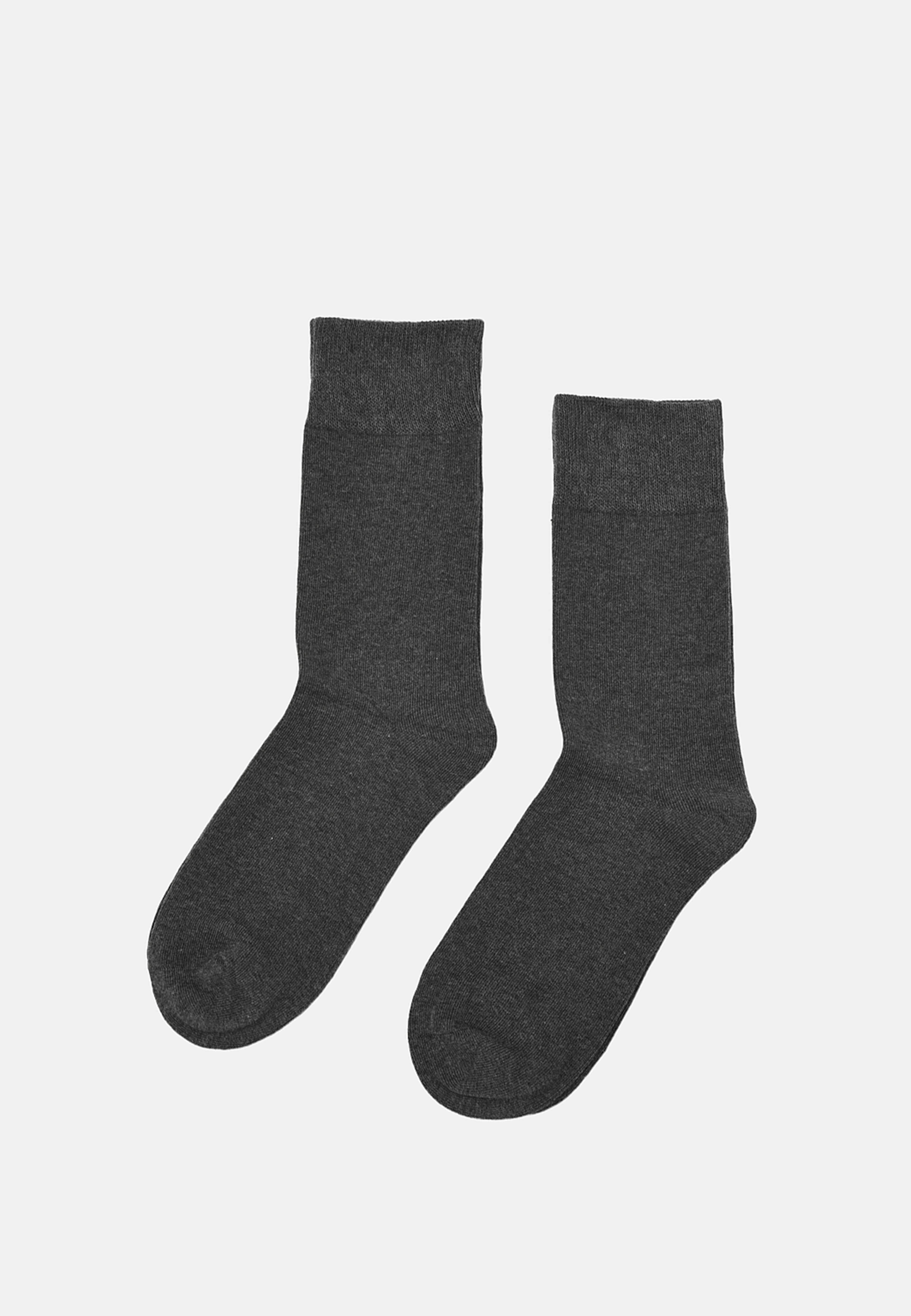 Enfärgade strumpor, 2-pack, från NORVIE, i färgen Grey. Klicka för att öppna bilden i stort format