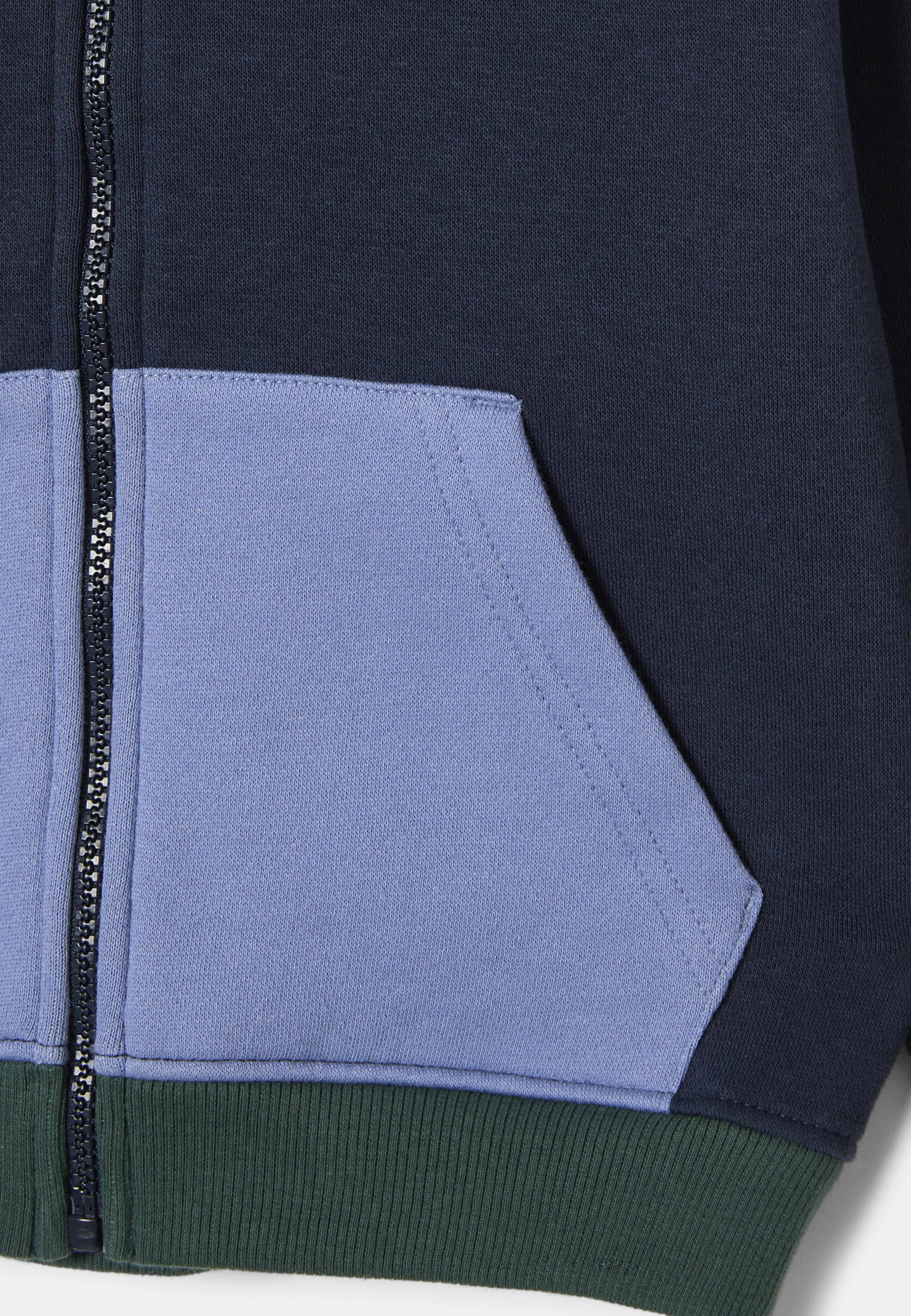 Block zip hoodie ALF, från RIKIKI, i färgen Blocking. Klicka för att öppna bilden i stort format