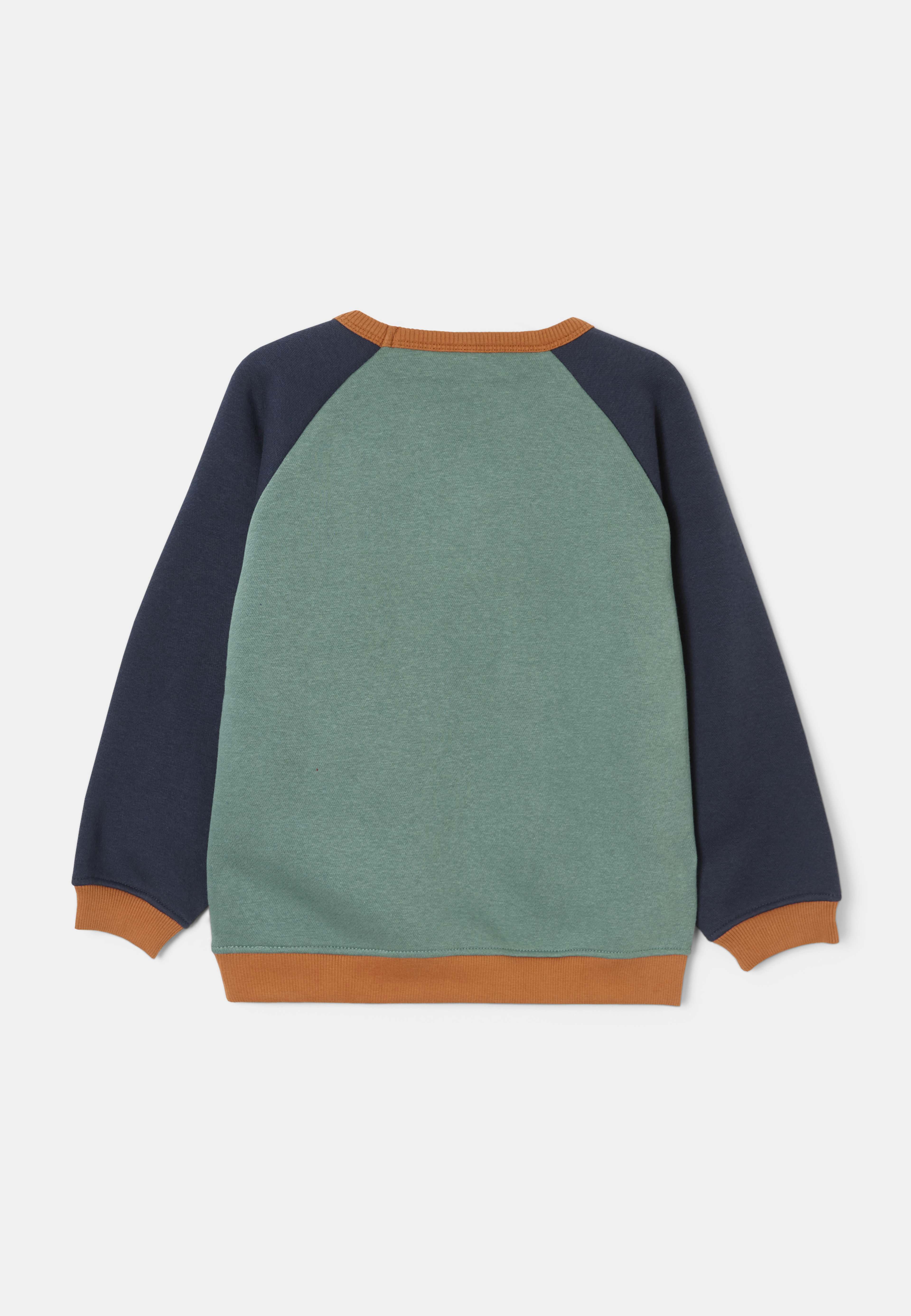 Sweatshirt SAWYER, från RIKIKI, i färgen Blocking. Klicka för att öppna bilden i stort format
