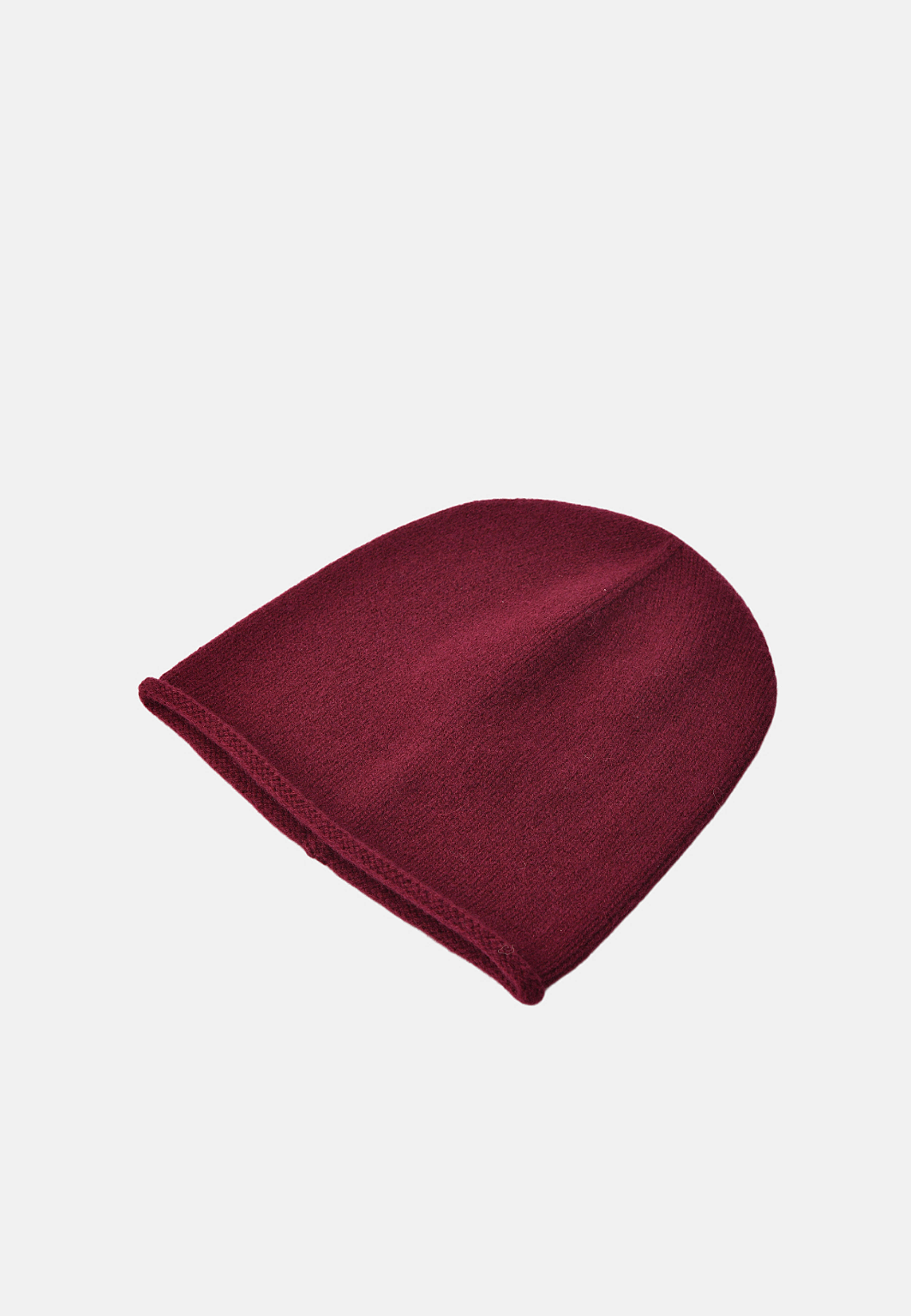 Mössa i ull och kashmir STINA, från Wera, i färgen Plum. Klicka för att öppna bilden i stort format
