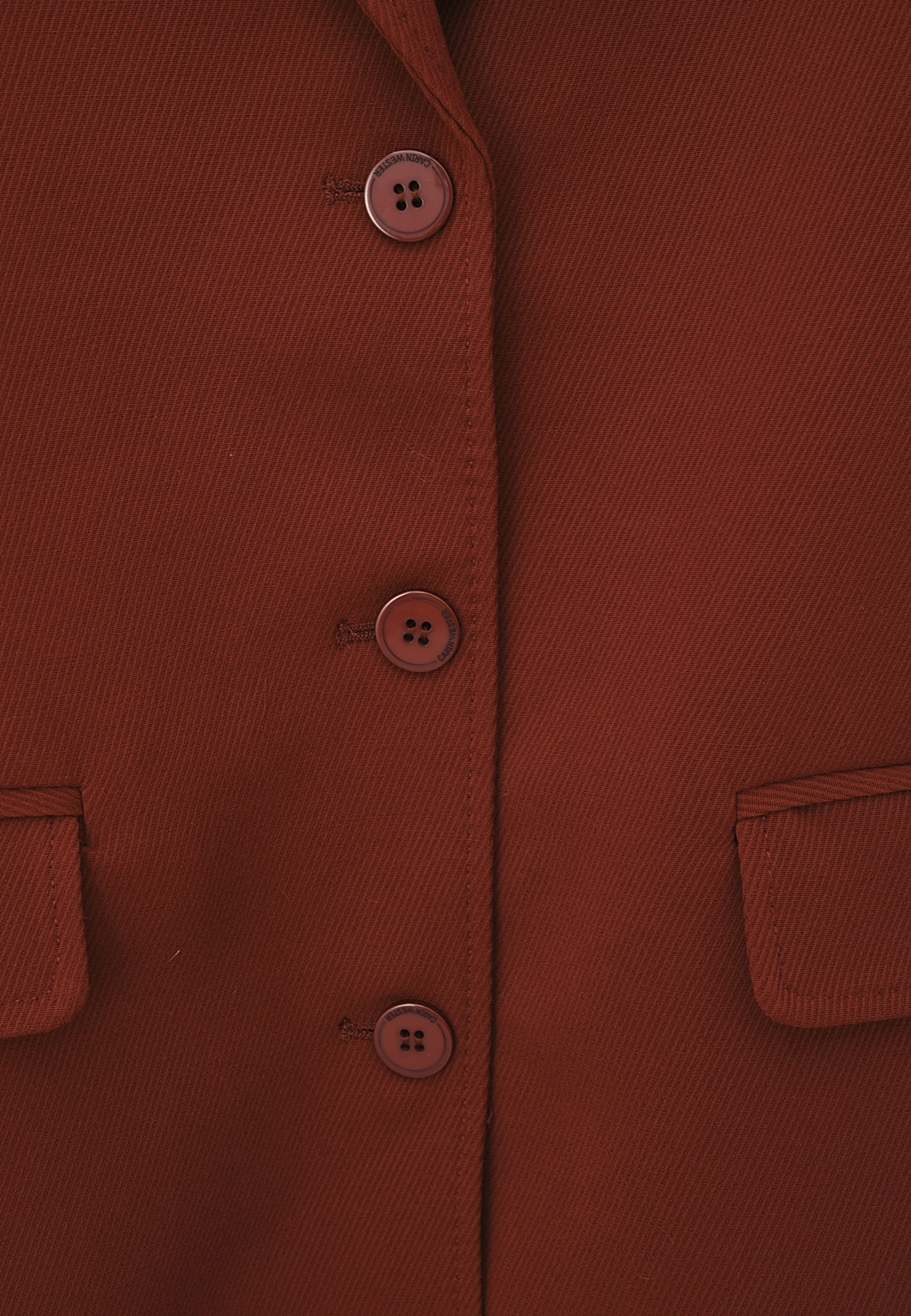Blazer SASKIA, från Carin Wester, i färgen Red Brown. Klicka för att öppna bilden i stort format