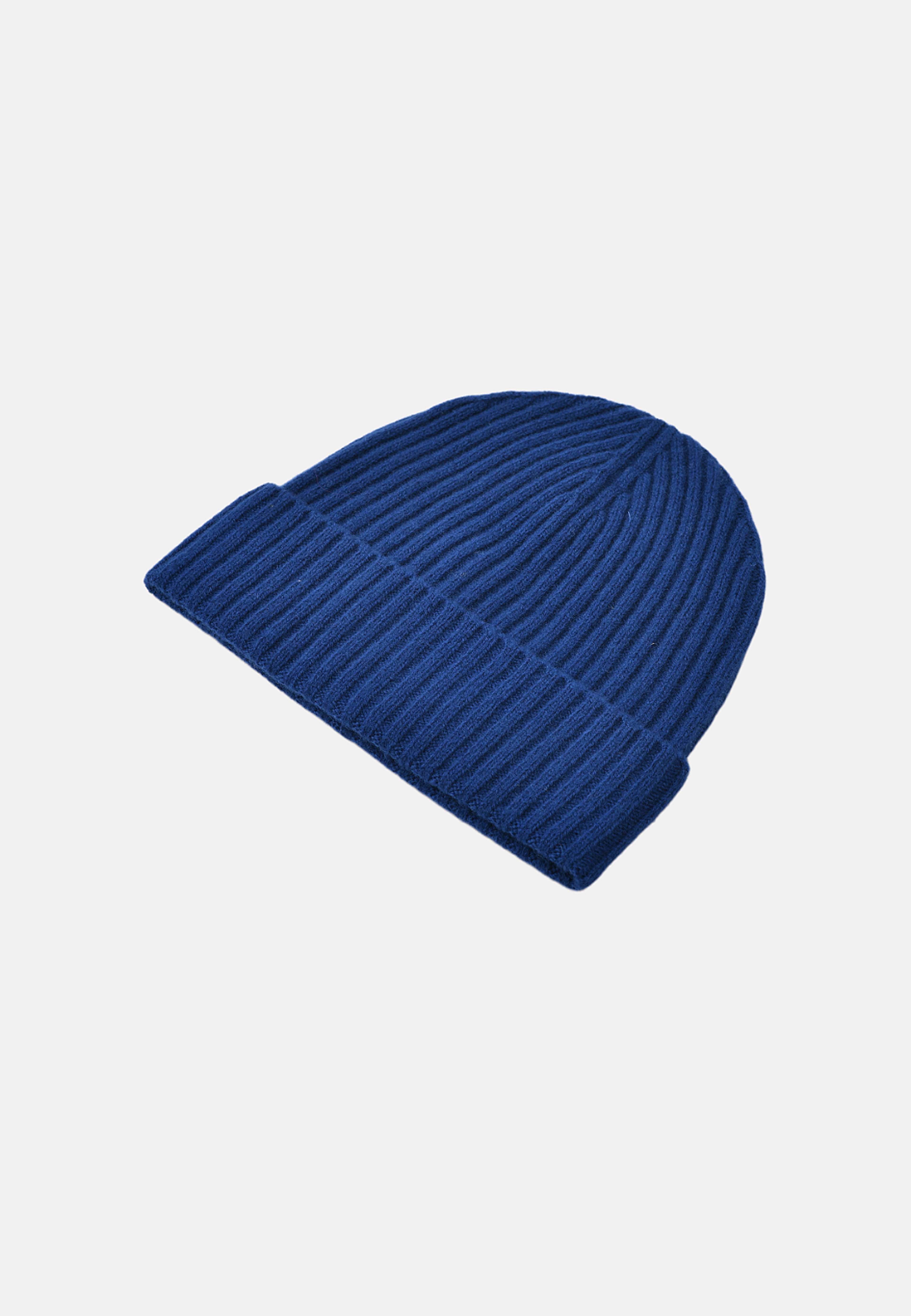 Mössa i ull och kashmir HUGO, från NORVIE, i färgen Bright Blue. Klicka för att öppna bilden i stort format