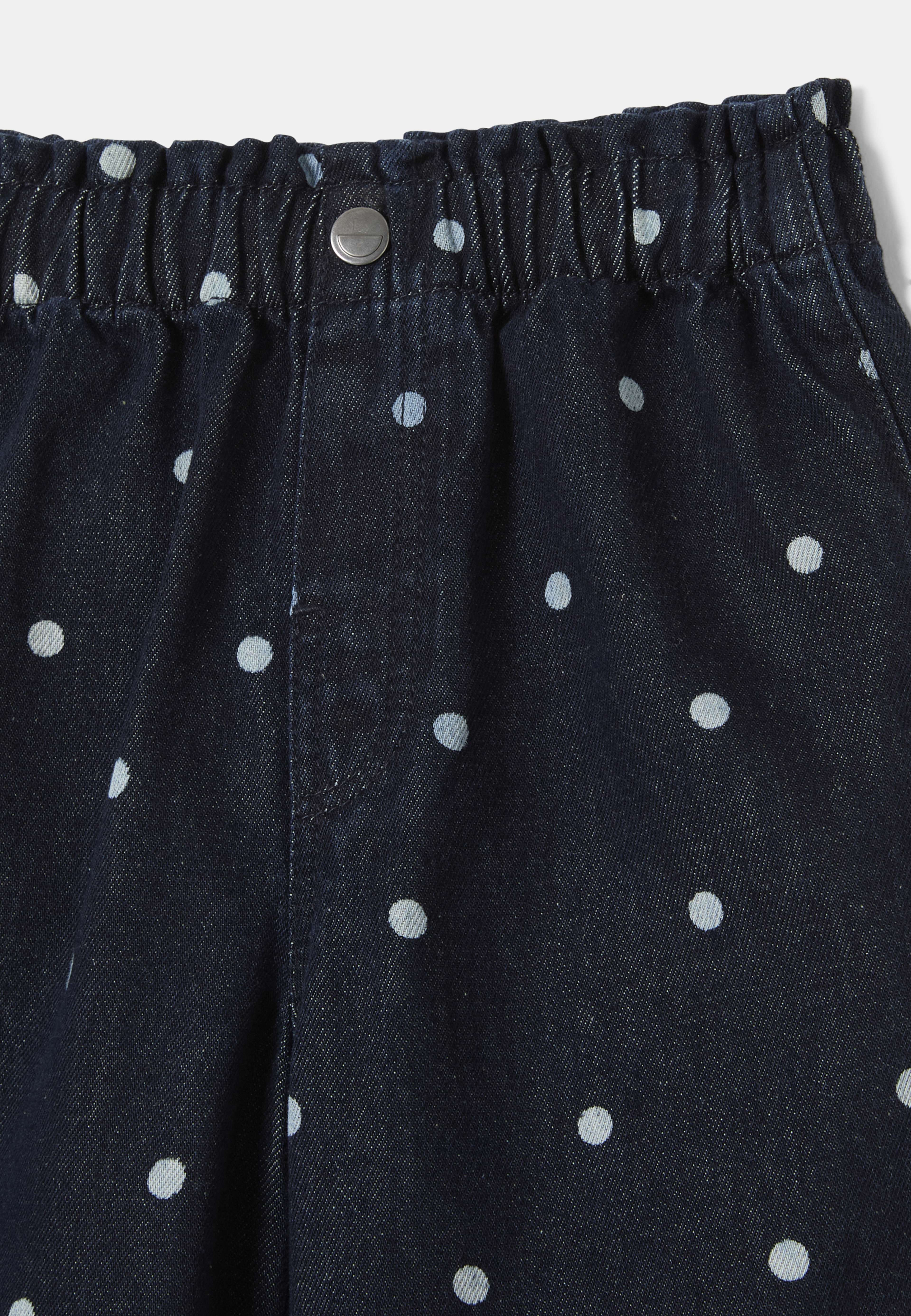 Vida pull-on denimbyxor JENNIE, från RIKIKI, i färgen Dot. Klicka för att öppna bilden i stort format