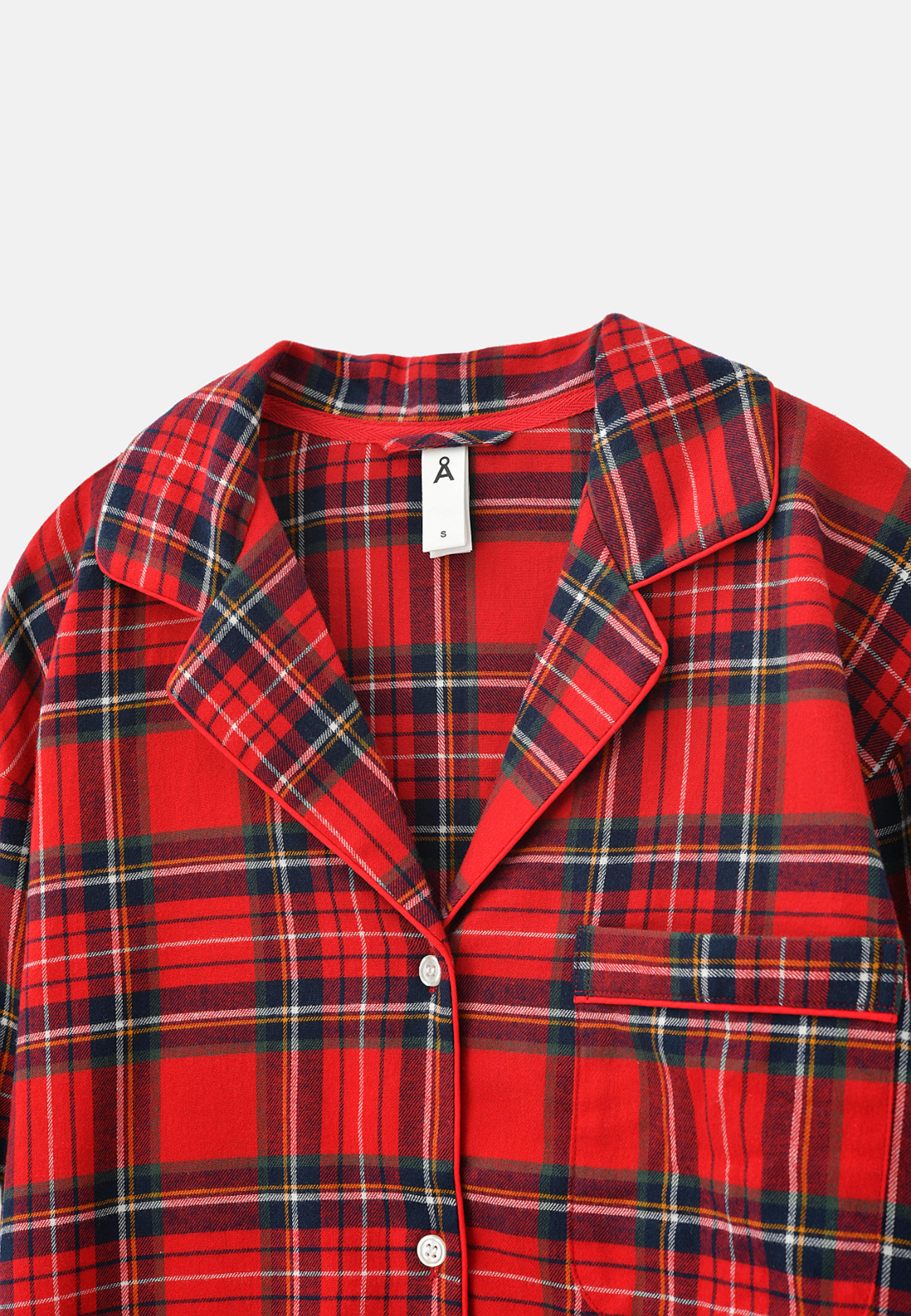 Flanellpyjamas unisex, från Å WOMAN, i färgen Multi Check. Klicka för att öppna bilden i stort format