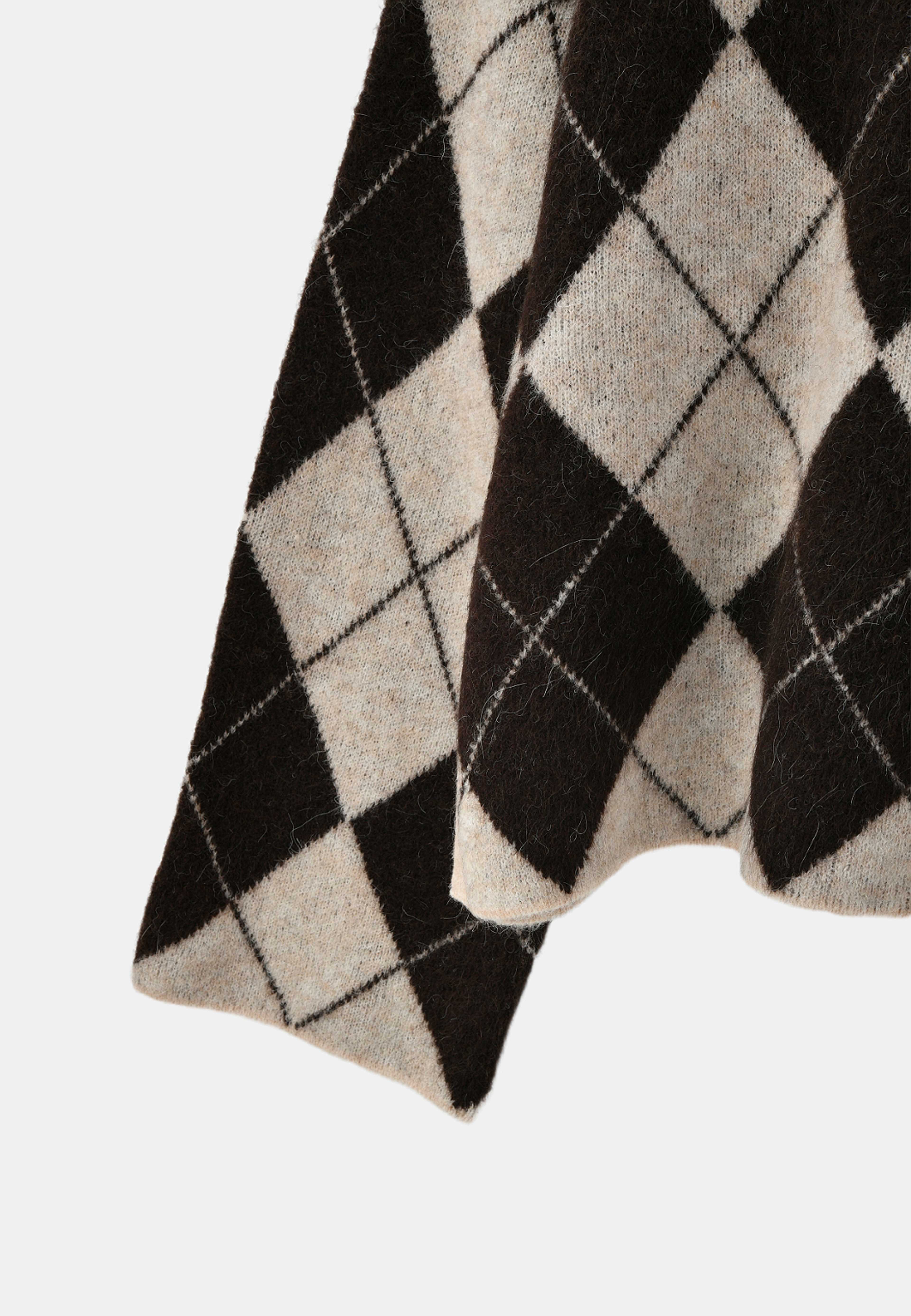 Mönstrad jumper LILLE, från Carin Wester, i färgen Argyle. Klicka för att öppna bilden i stort format
