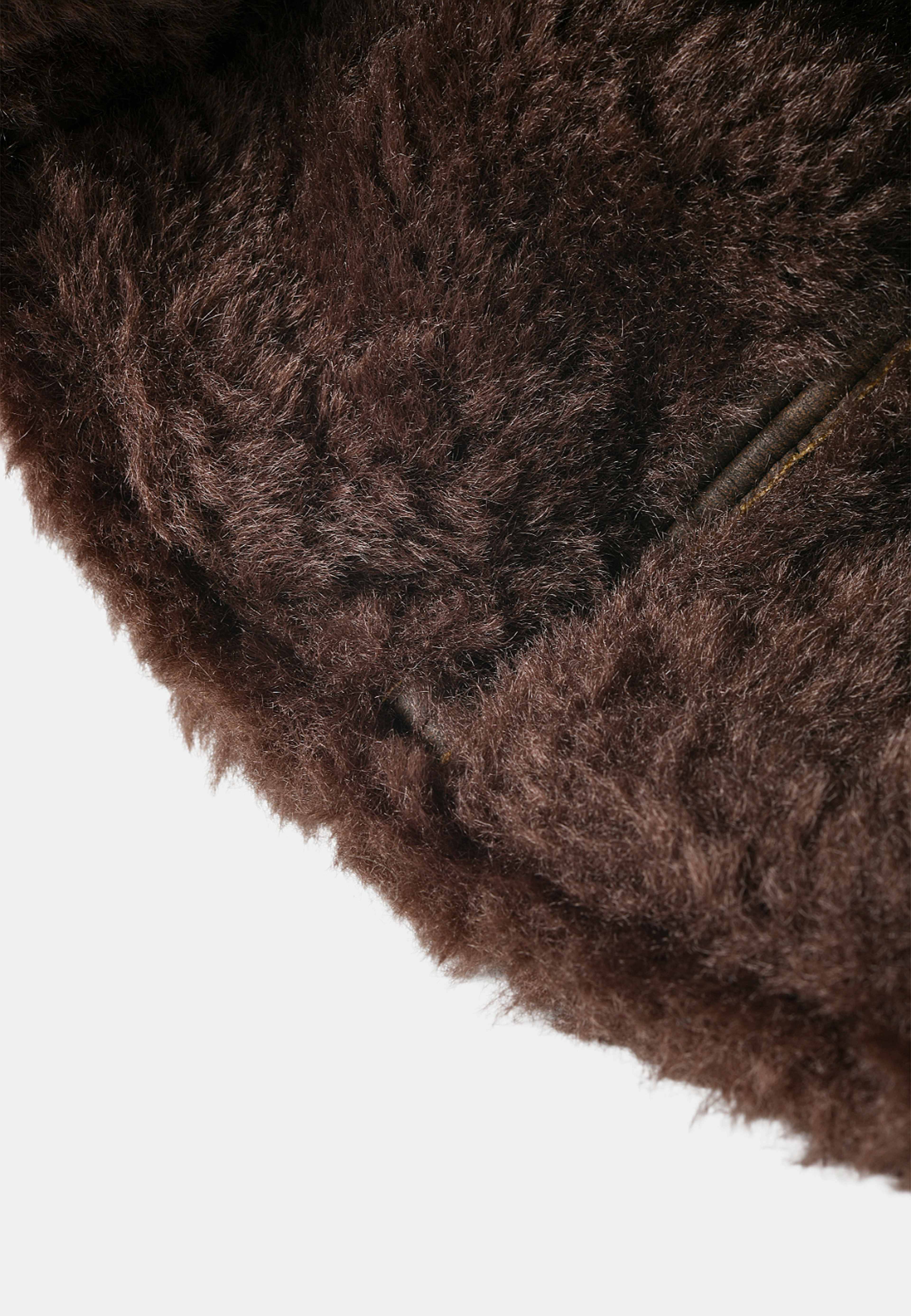 Fodrad mössa MIMMI, från Carin Wester, i färgen Dark Brown. Klicka för att öppna bilden i stort format