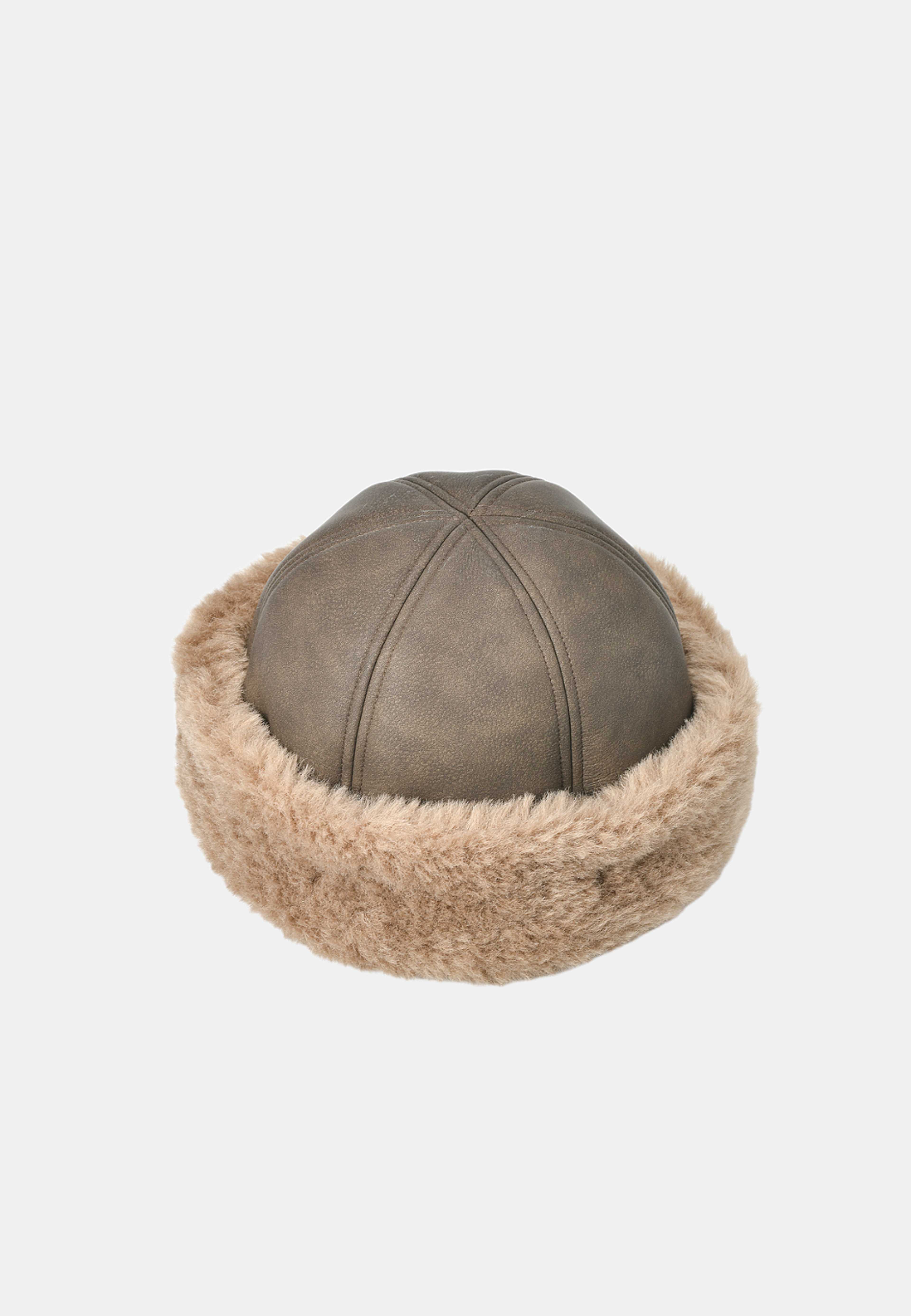 Fodrad mössa MIMMI, från Carin Wester, i färgen Soft Brown. Klicka för att öppna bilden i stort format