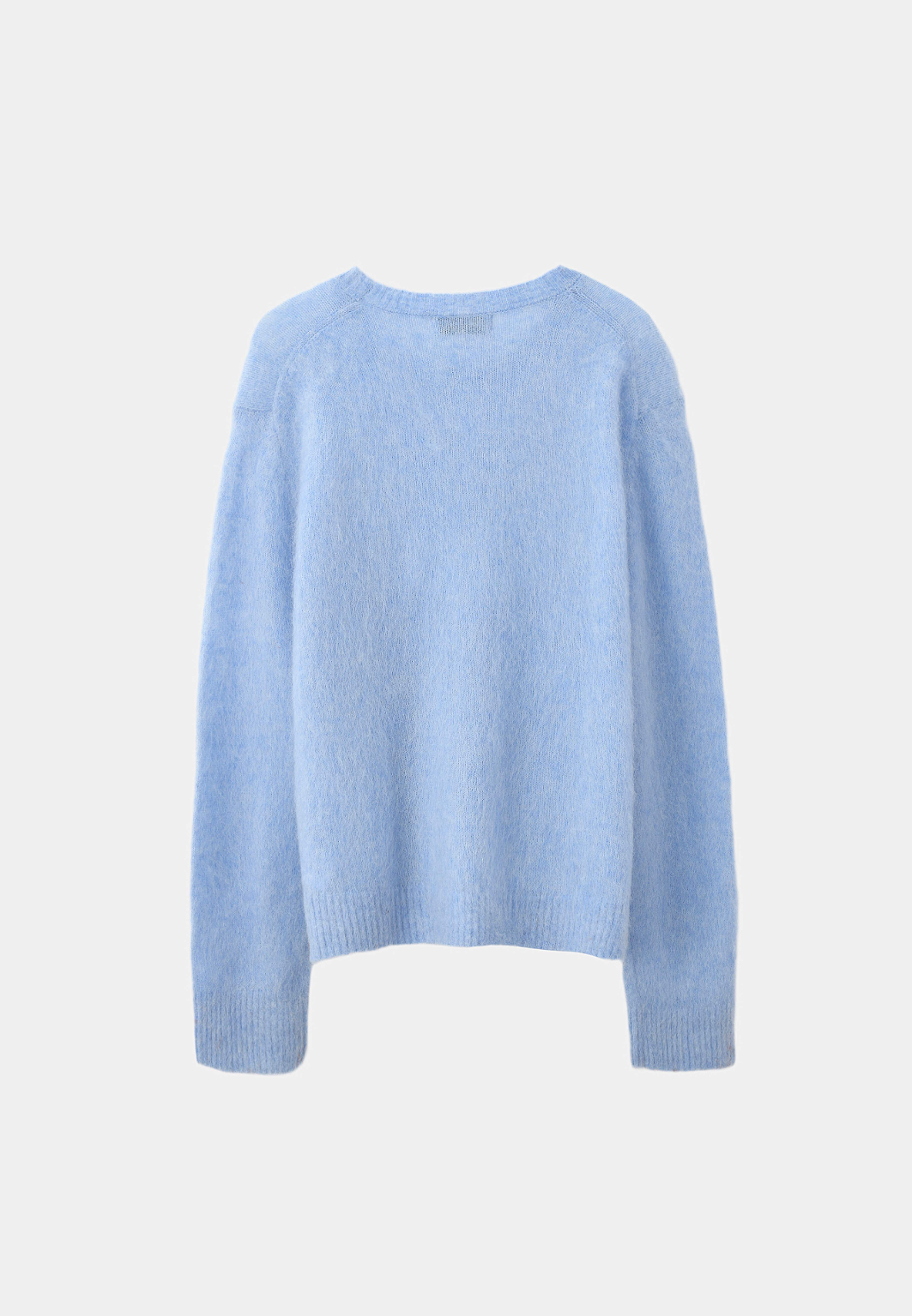 Jumper i mohairmix MARAIS, från Wera, i färgen Blue. Klicka för att öppna bilden i stort format