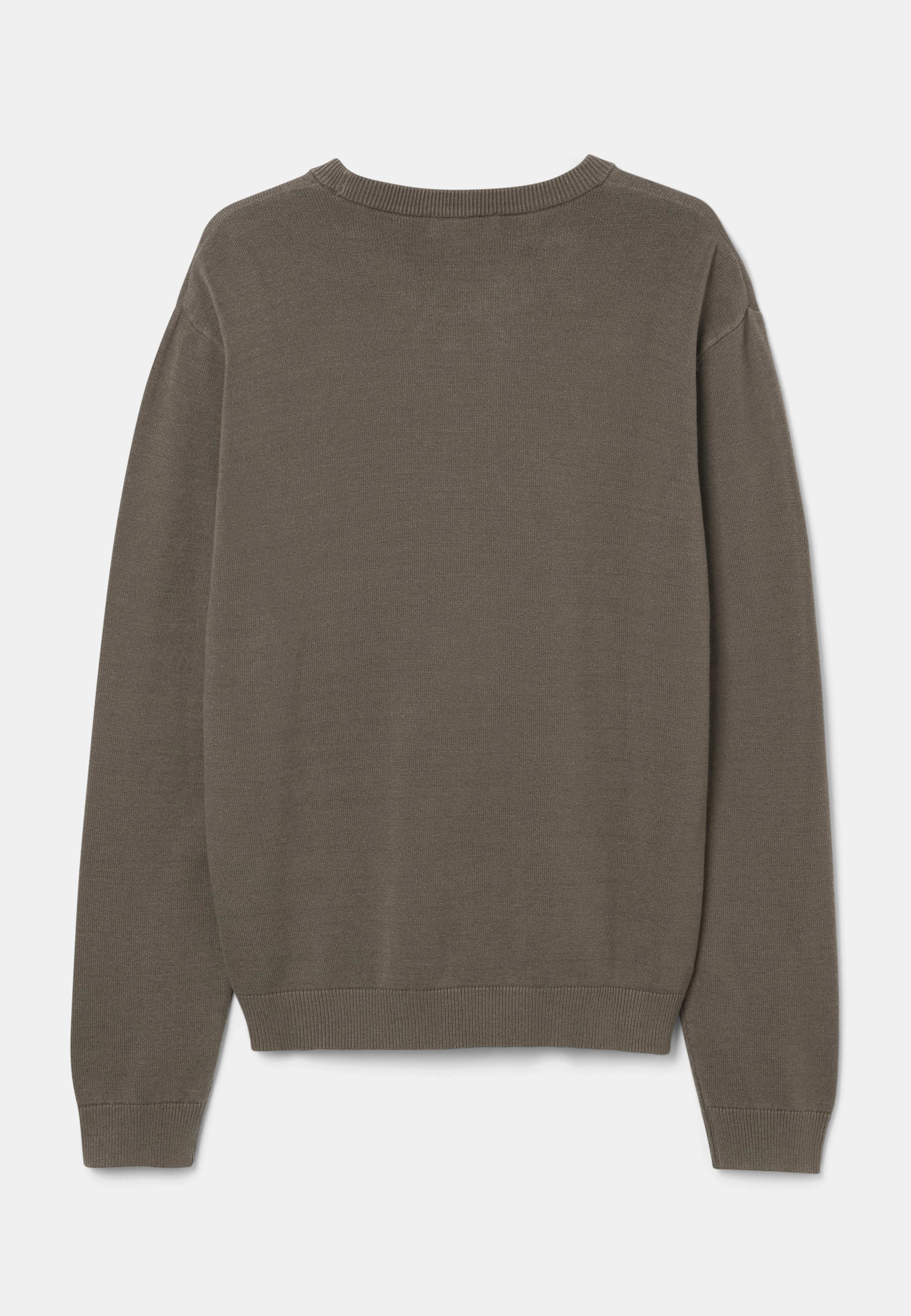 Crew neck CONOR, från NORVIE, i färgen Mole. Klicka för att öppna bilden i stort format