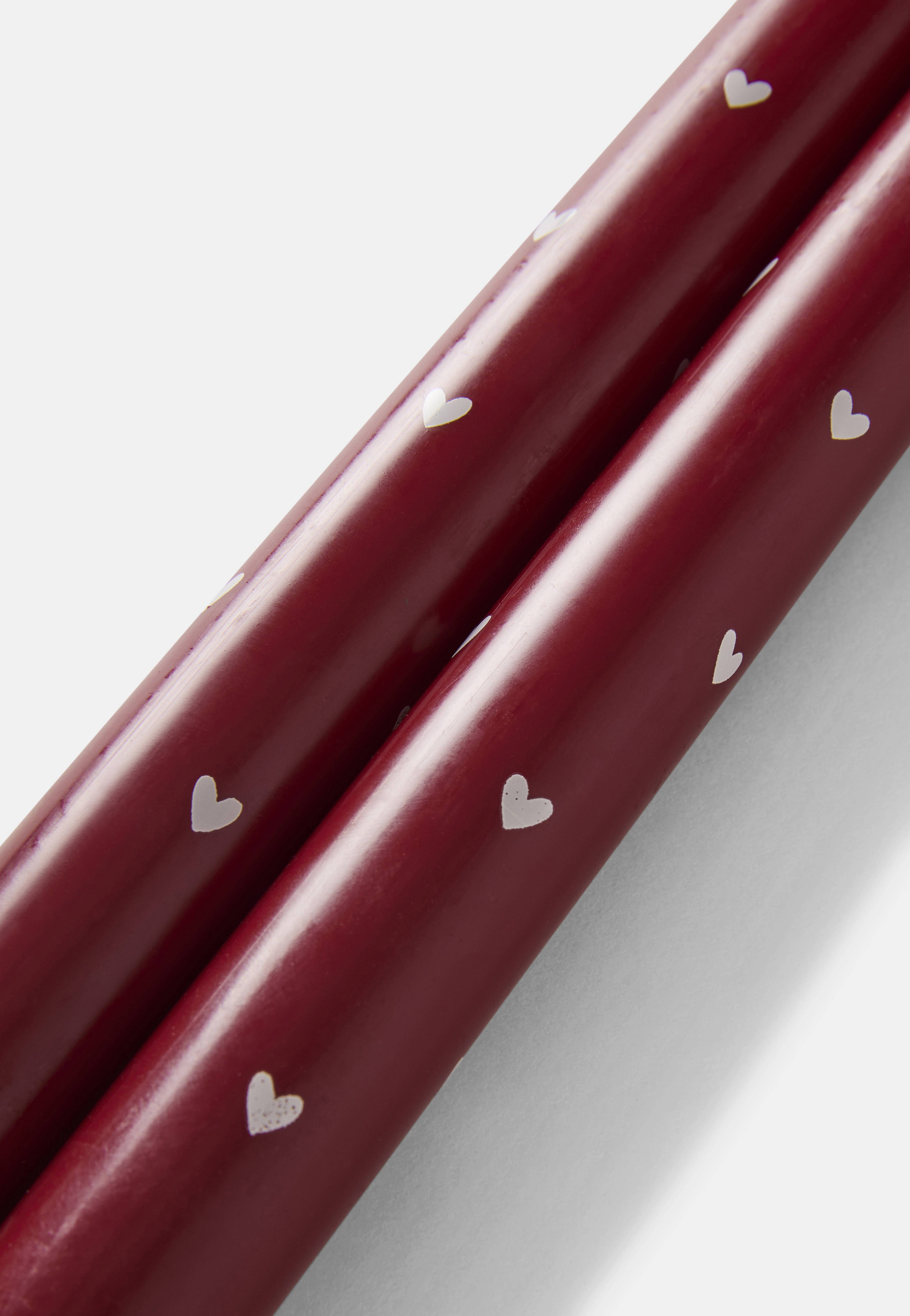 Kronljus HEART, 2-pack, från Åhléns Home, i färgen White Heart. Klicka för att öppna bilden i stort format