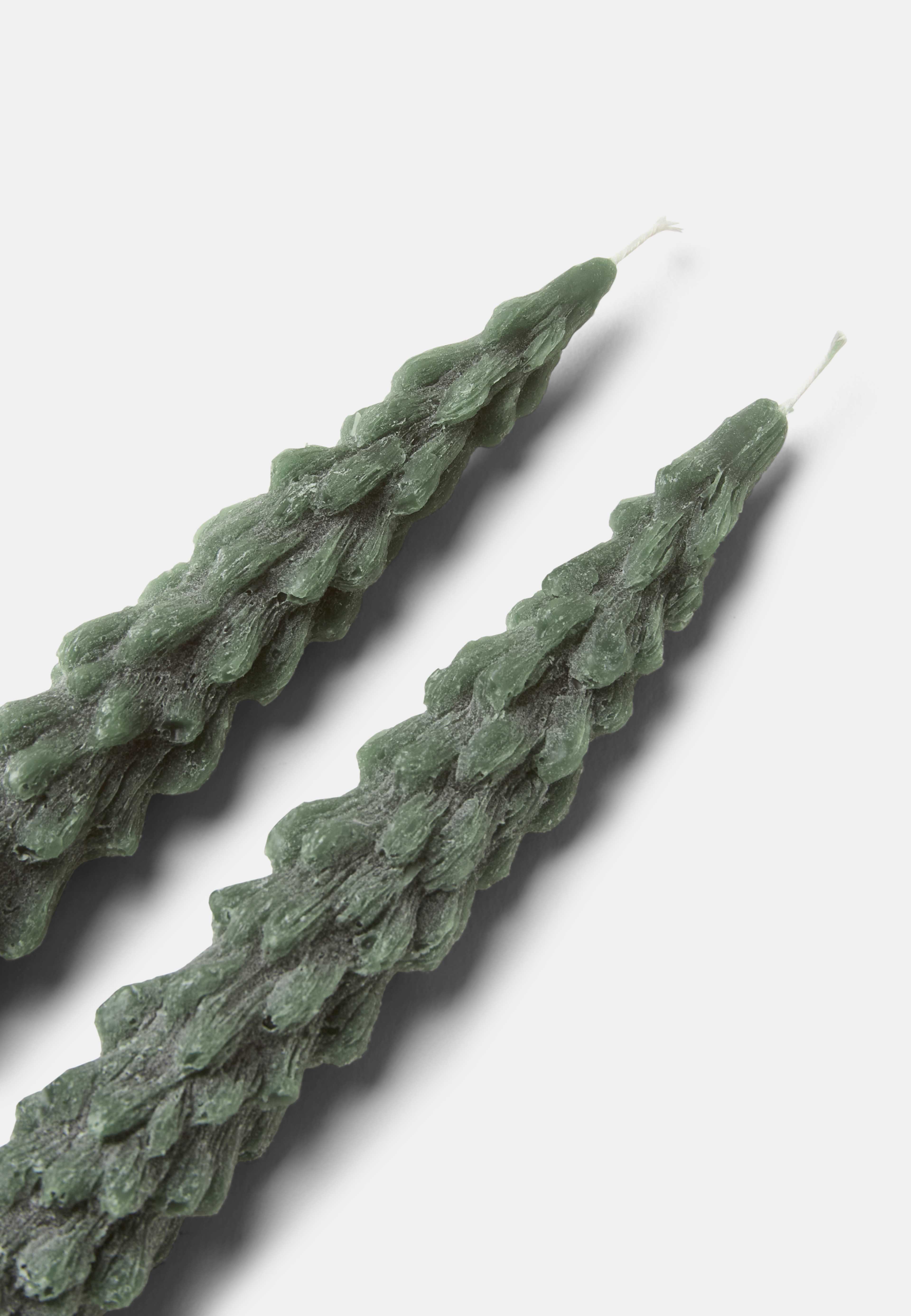 Kronljus gran 22 cm, 2-pack, från Åhléns Home, i färgen Green. Klicka för att öppna bilden i stort format