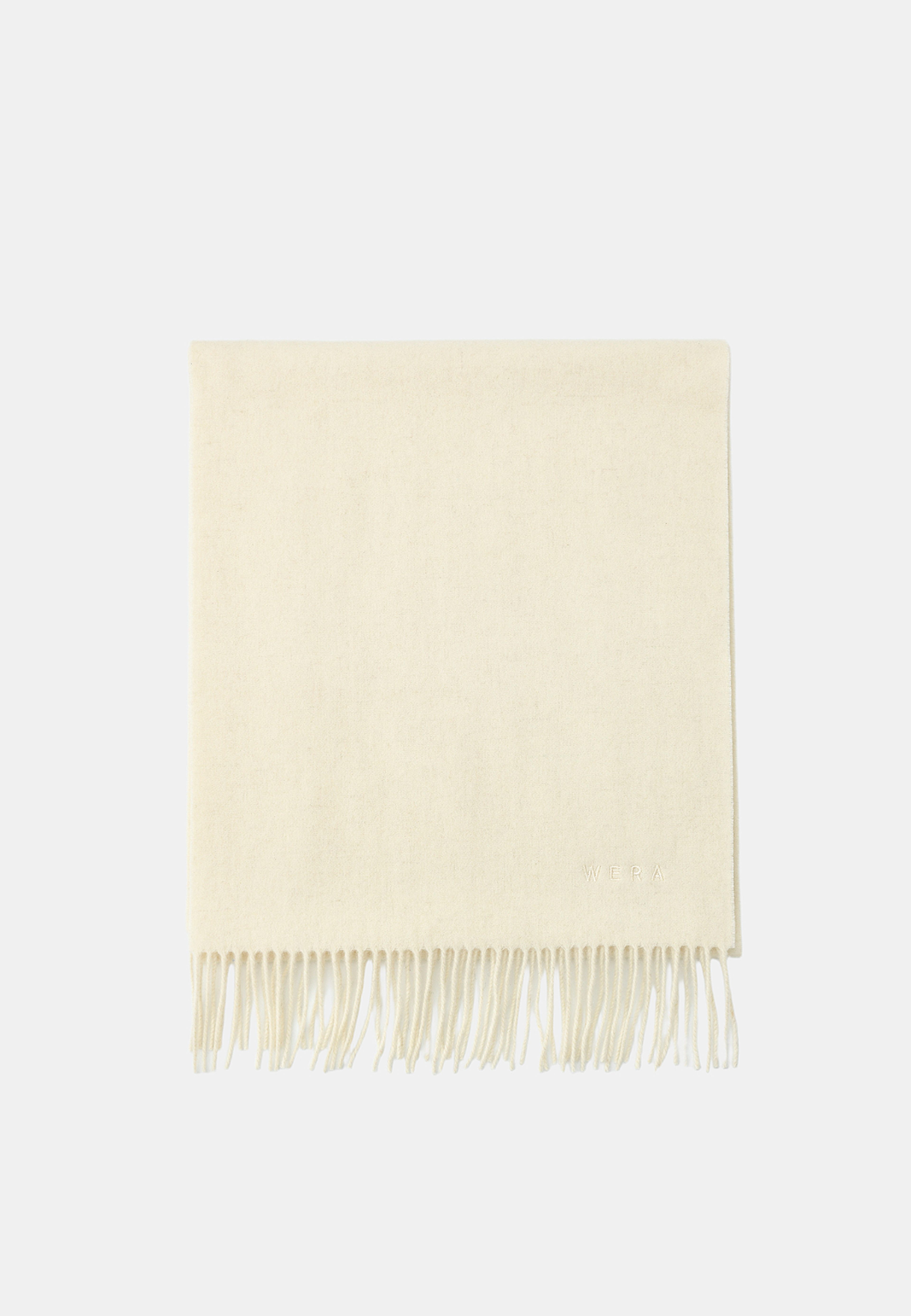 Halsduk i ull FELICIA, från Wera, i färgen Cream White. Klicka för att öppna bilden i stort format