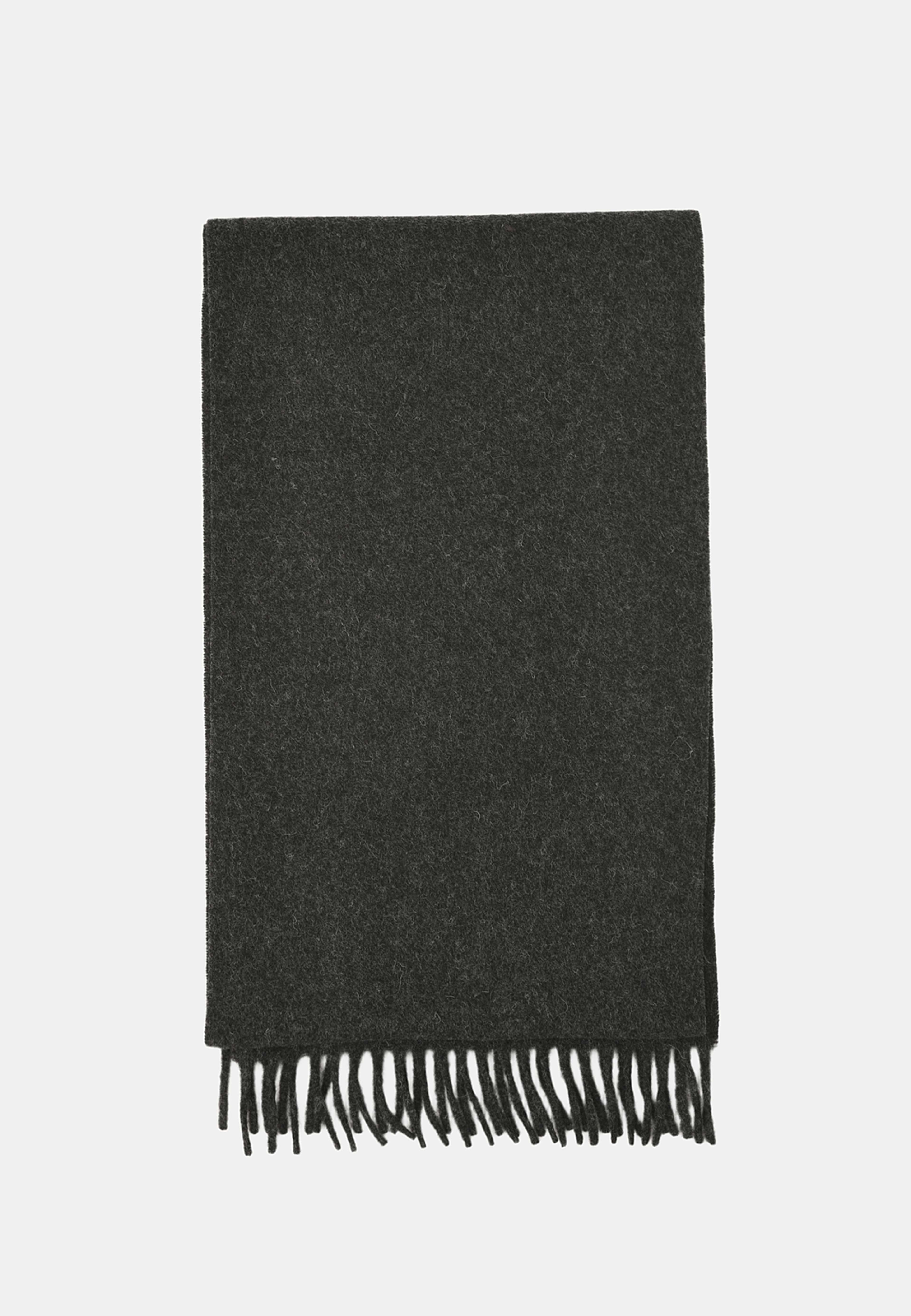Halsduk i ull SEBASTIAN, från NORVIE, i färgen Dark Grey Mel. Klicka för att öppna bilden i stort format