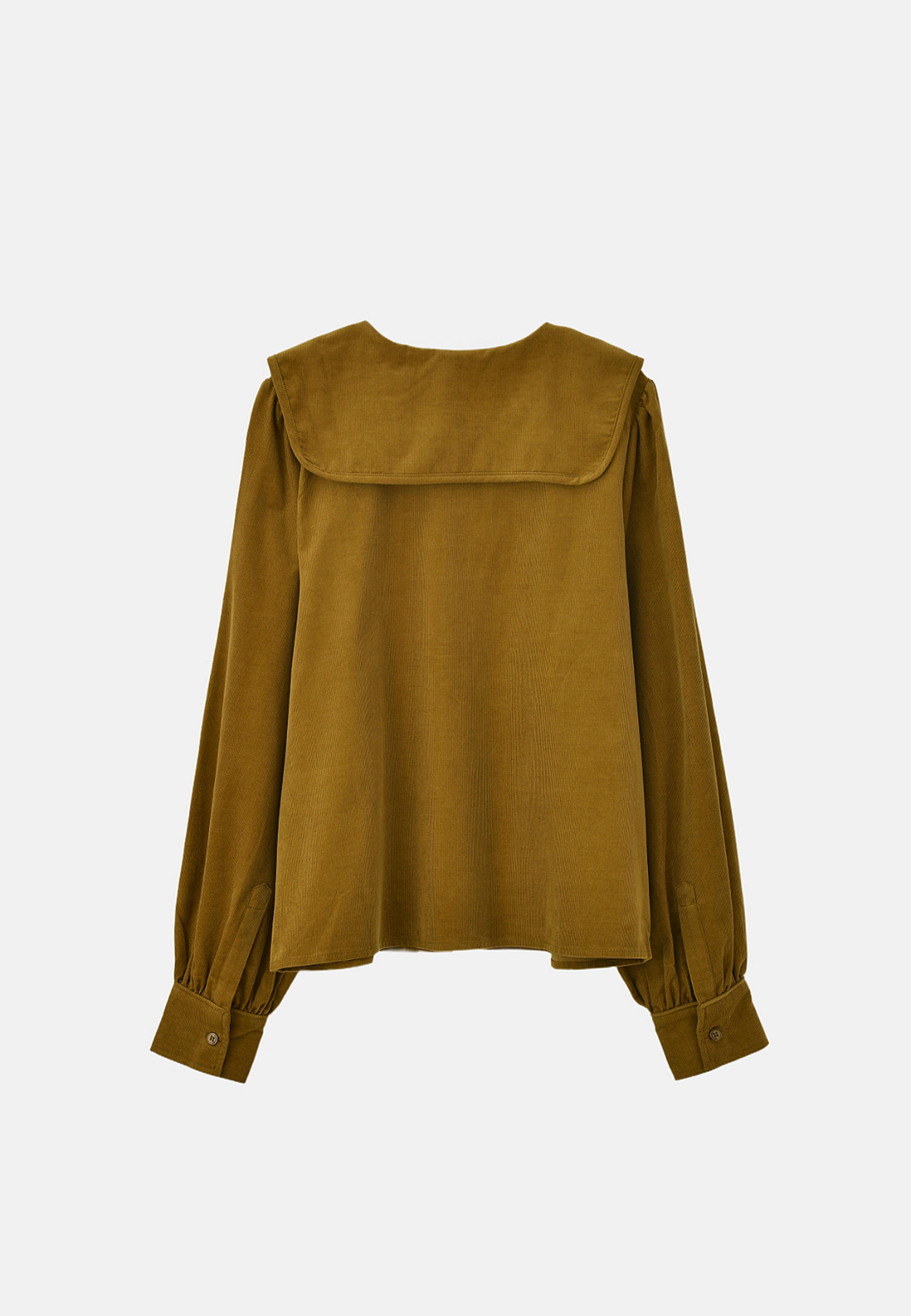 Manchesterblus AMELIE, från Carin Wester, i färgen Dark Olive. Klicka för att öppna bilden i stort format