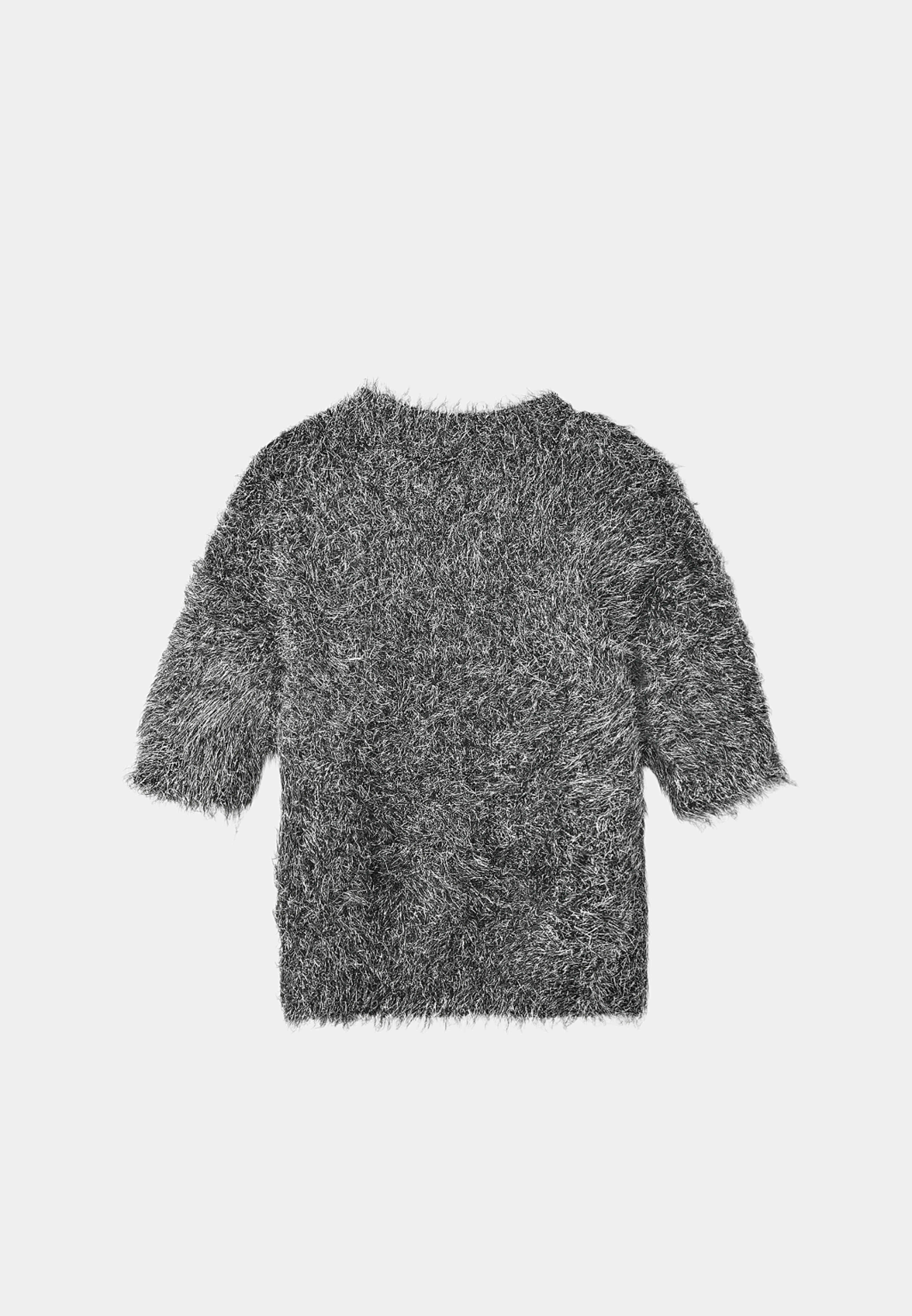 Lurvig glittertröja COLLEEN, från Carin Wester, i färgen Black/Silver. Klicka för att öppna bilden i stort format